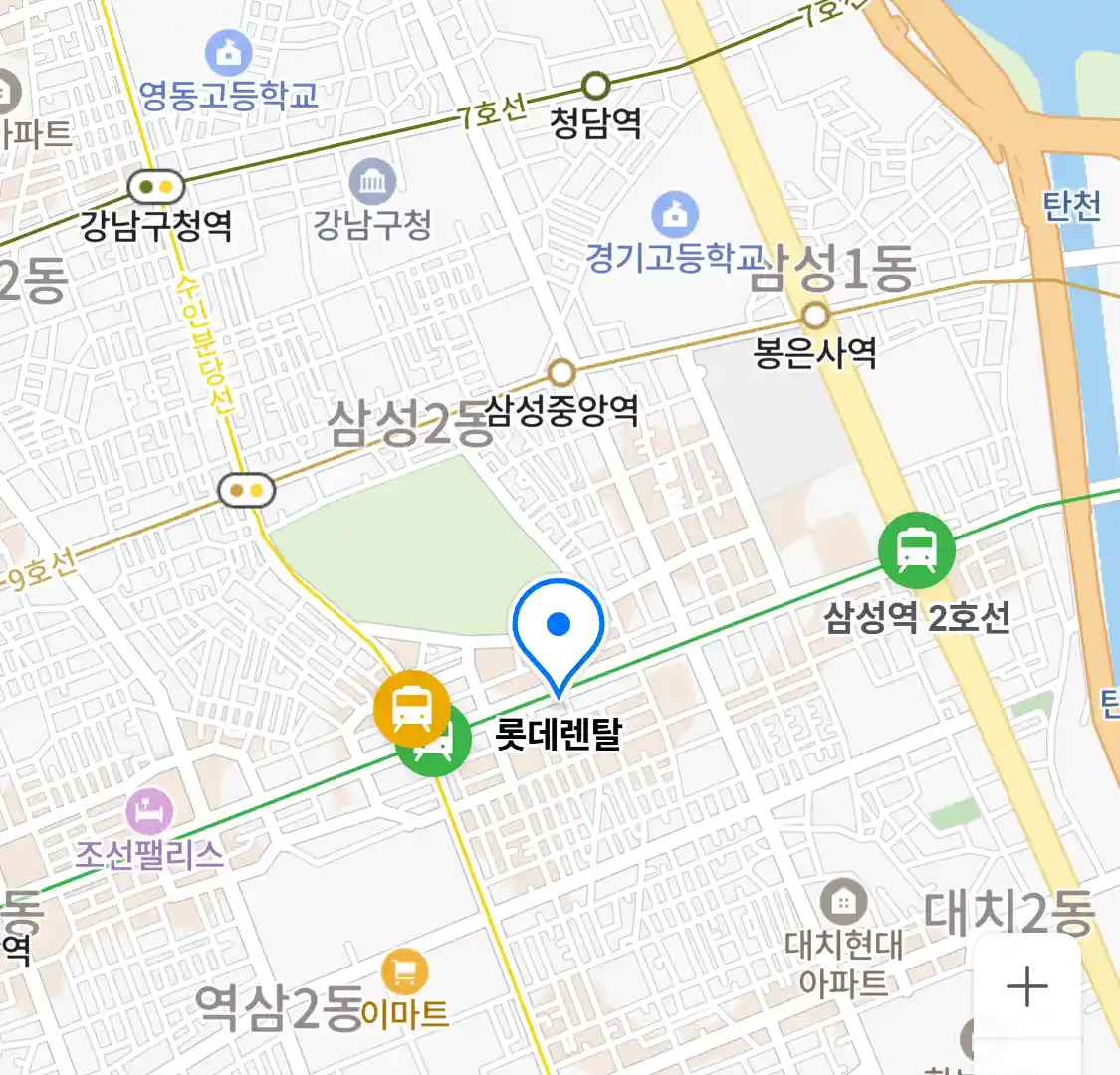 롯데렌탈 위치