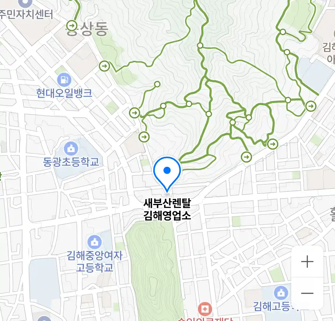 새부산렌탈 김해영업소 위치