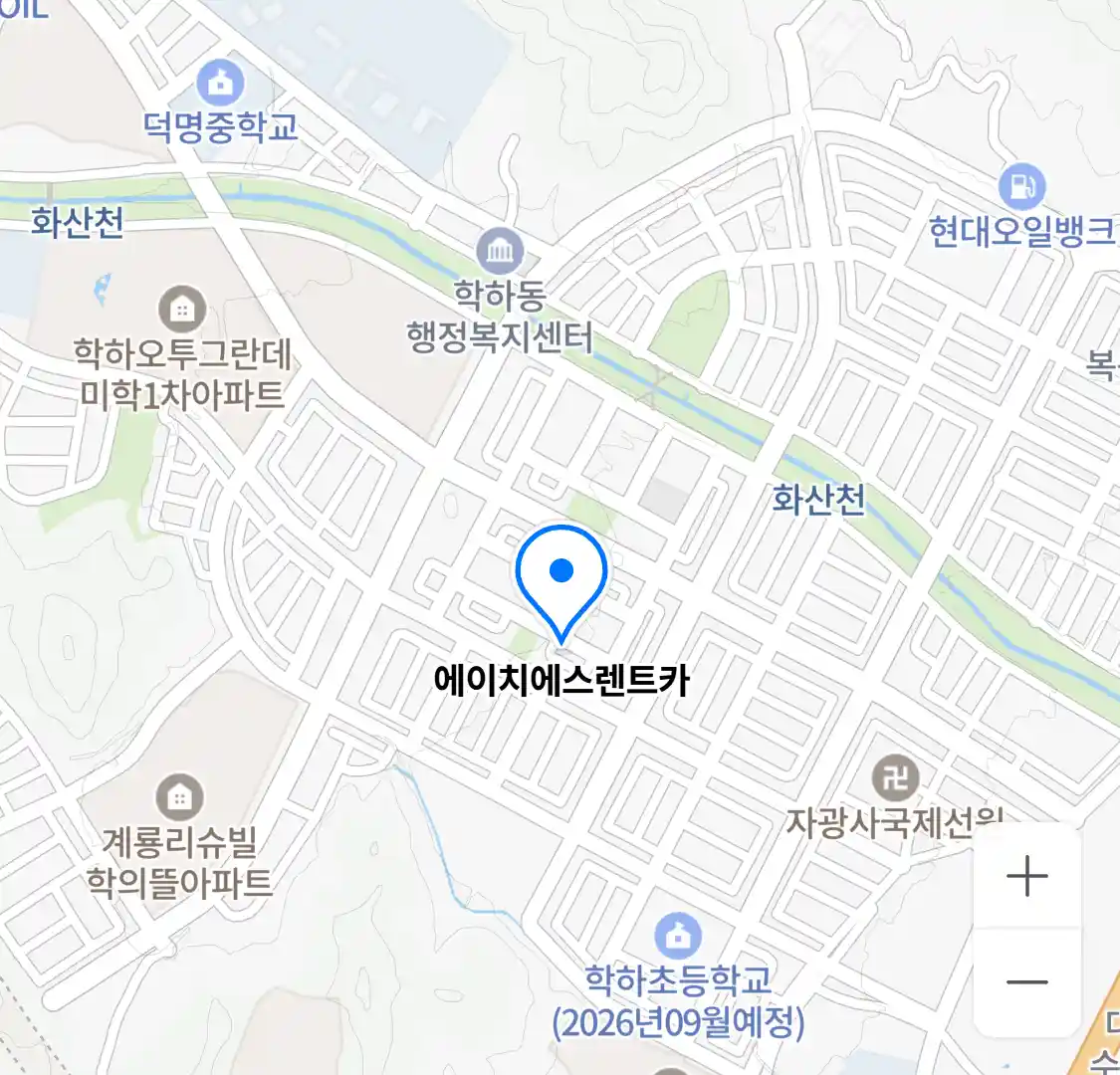 에이치에스렌트카 위치