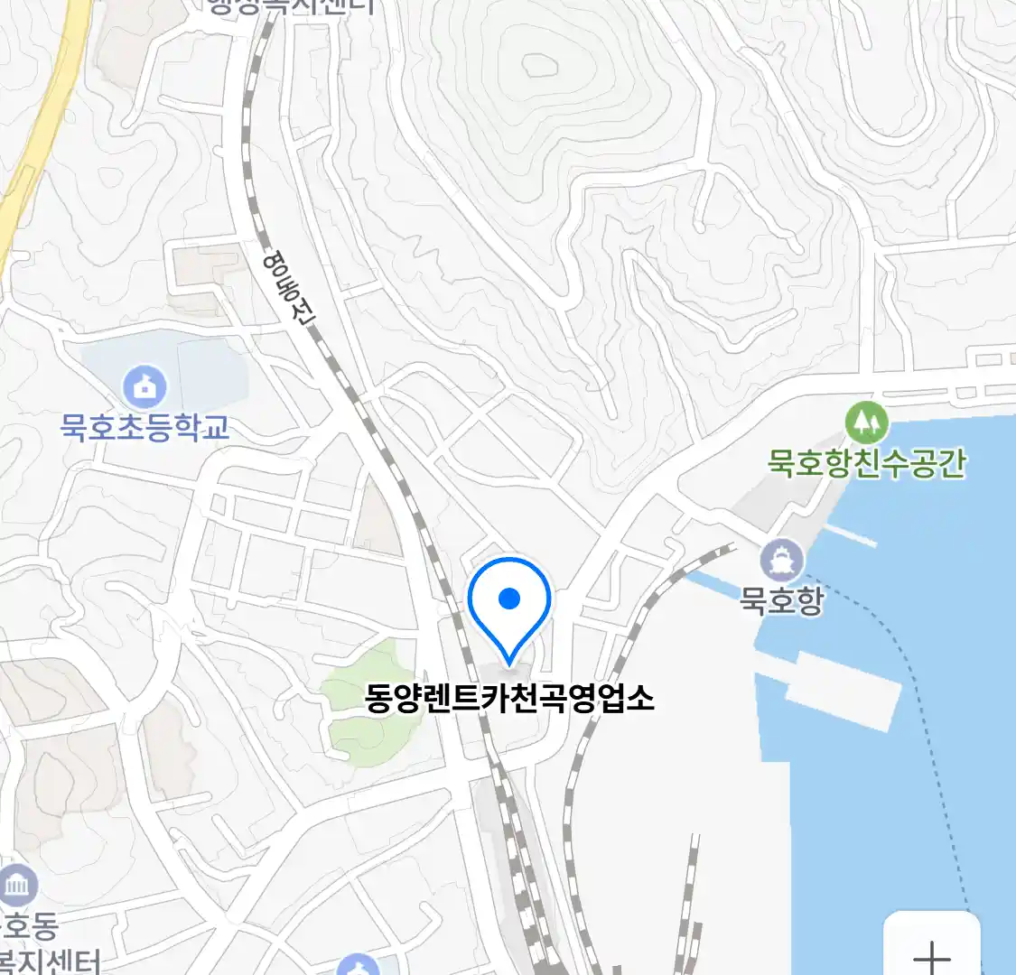 동양렌트카천곡영업소 (발한동) 위치