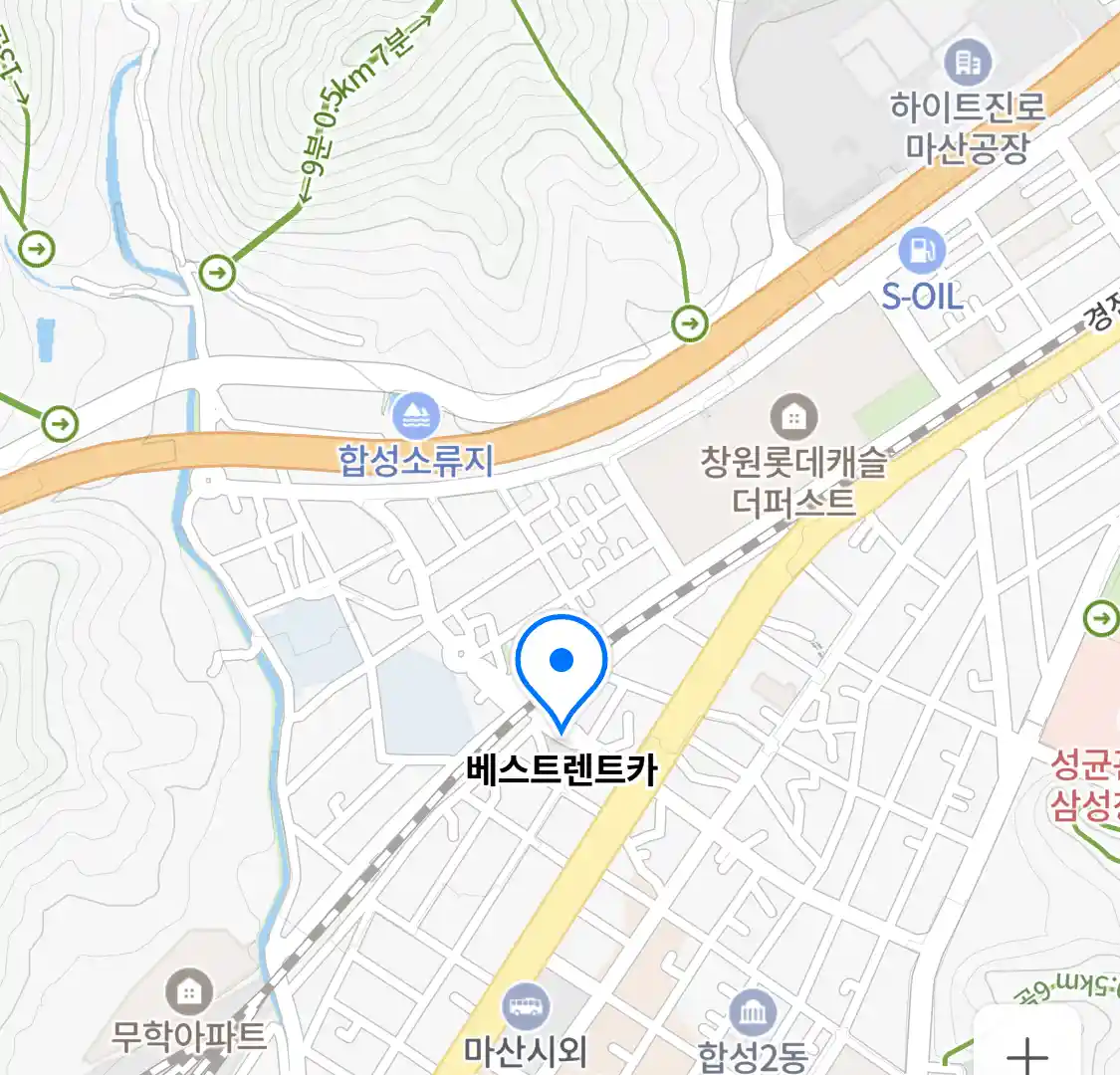 베스트렌트카 위치