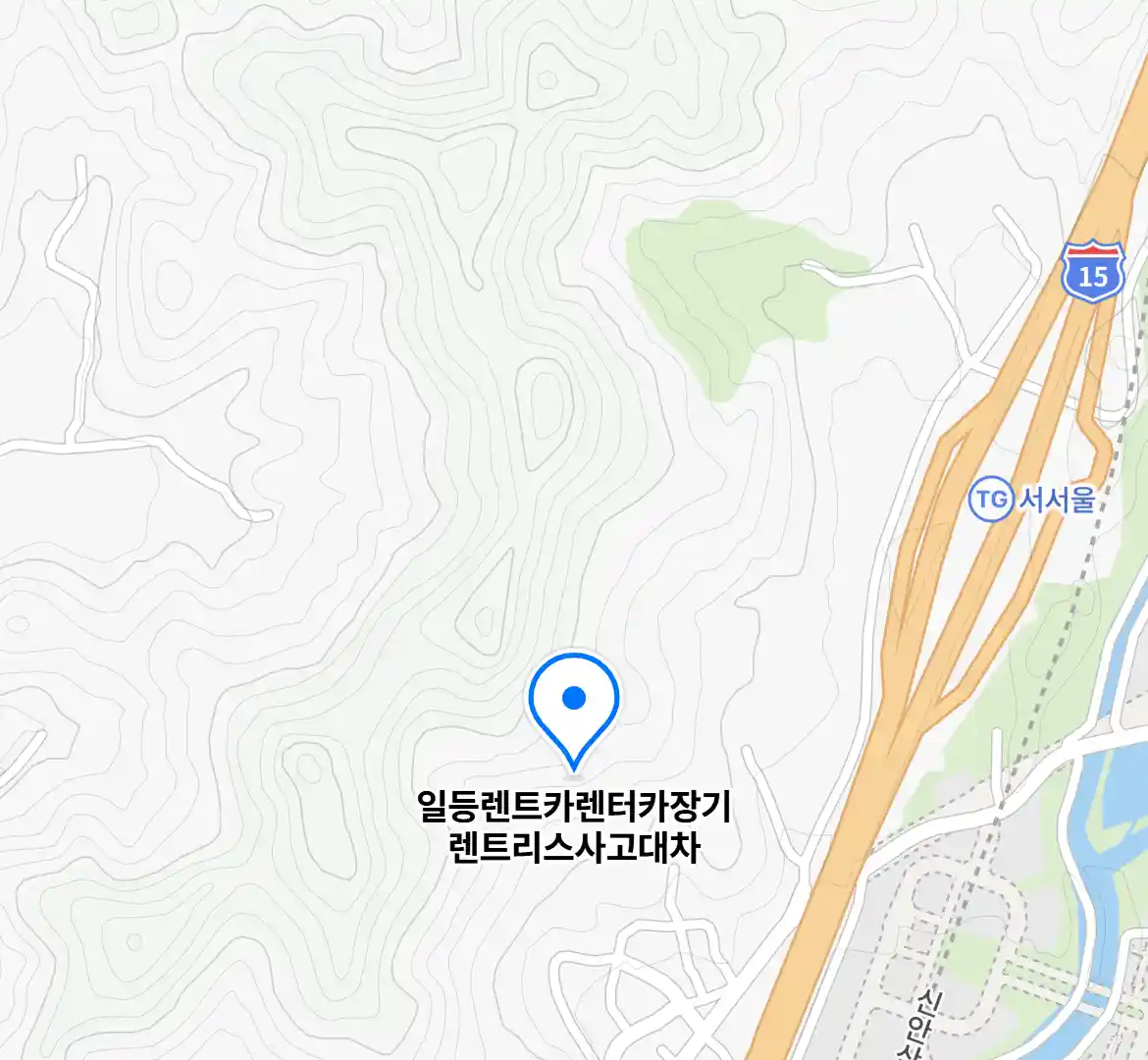일등렌트카렌터카장기렌트리스사고대차 위치