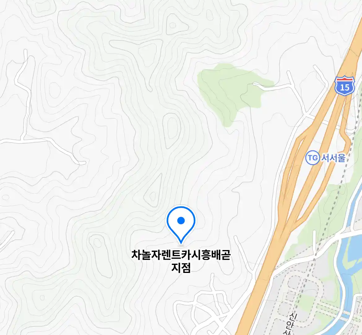 차놀자렌트카시흥배곧지점 위치