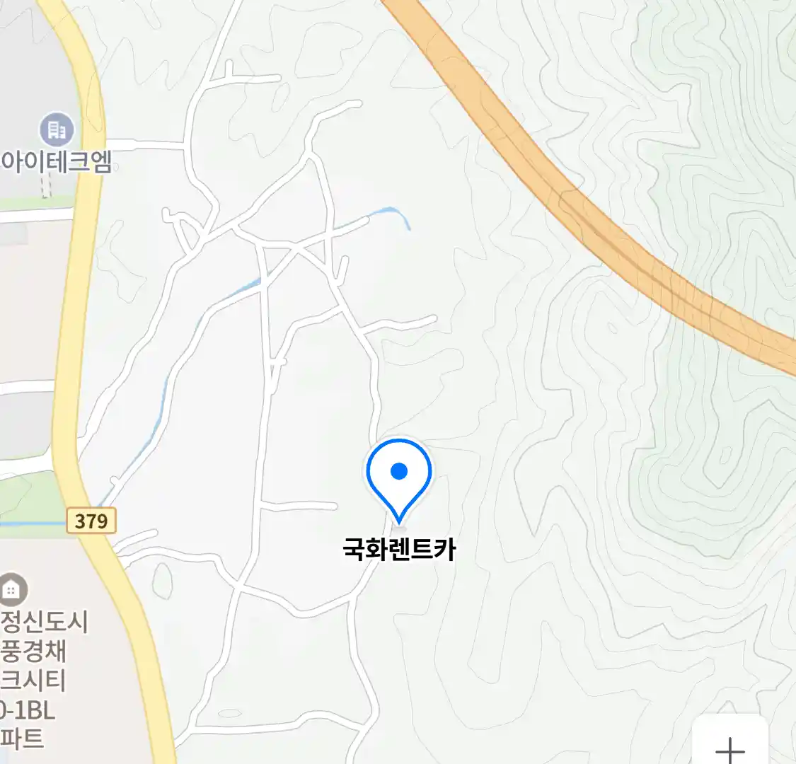 국화렌트카(옥정동) 위치