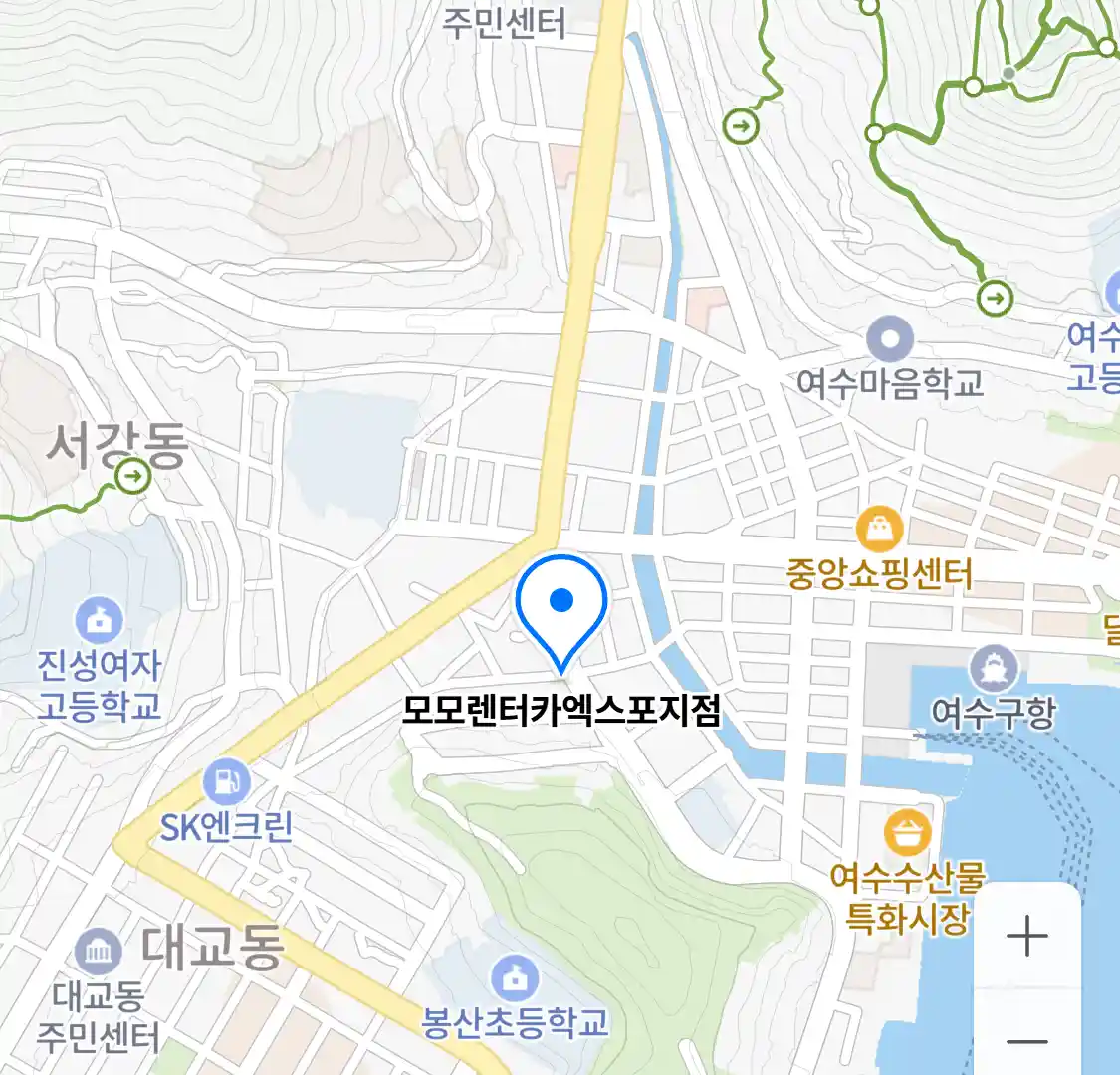 모모렌터카엑스포지점 지도