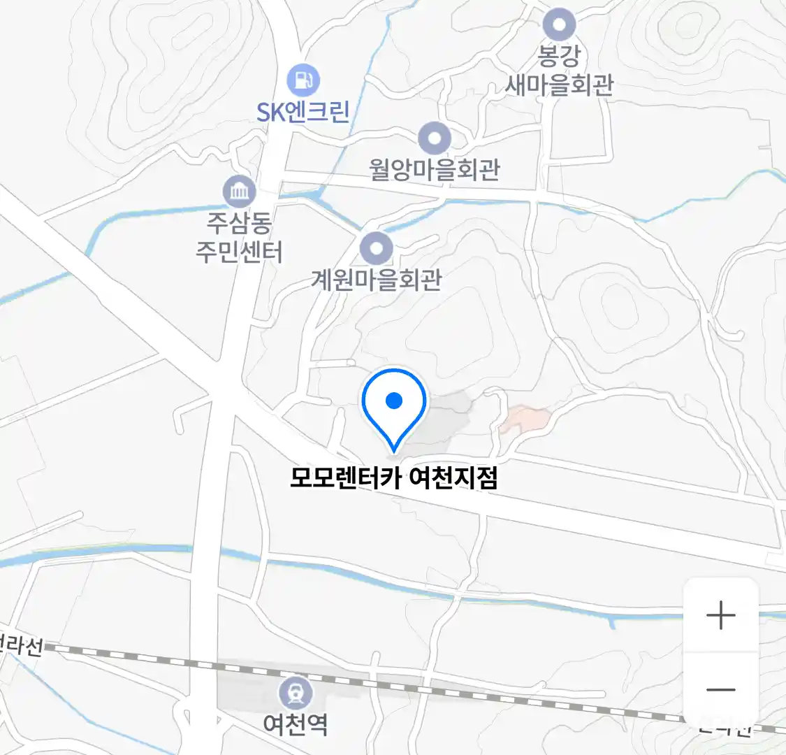 모모렌터카 여천지점 위치