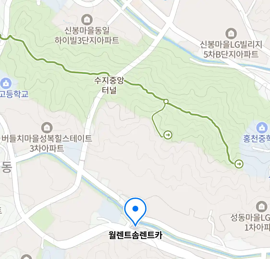 월렌트솜렌트카 위치
