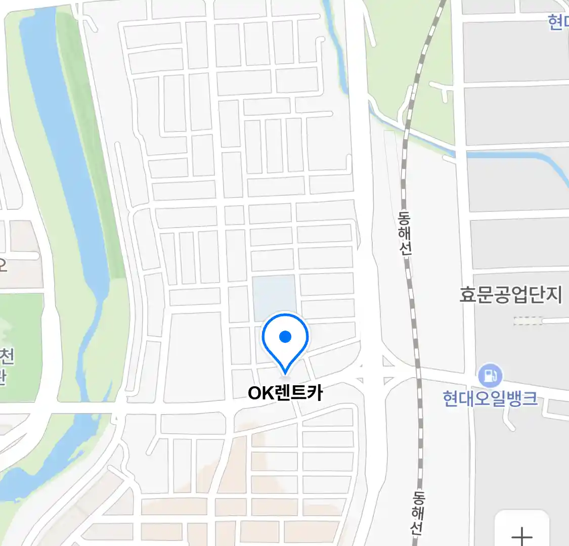OK렌트카 위치