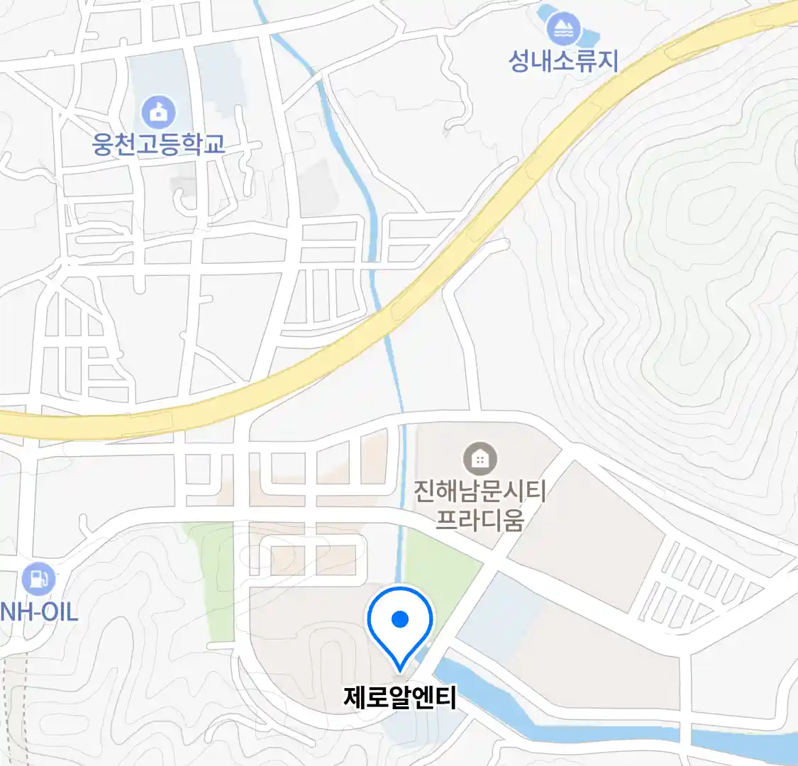 제로알엔티 위치