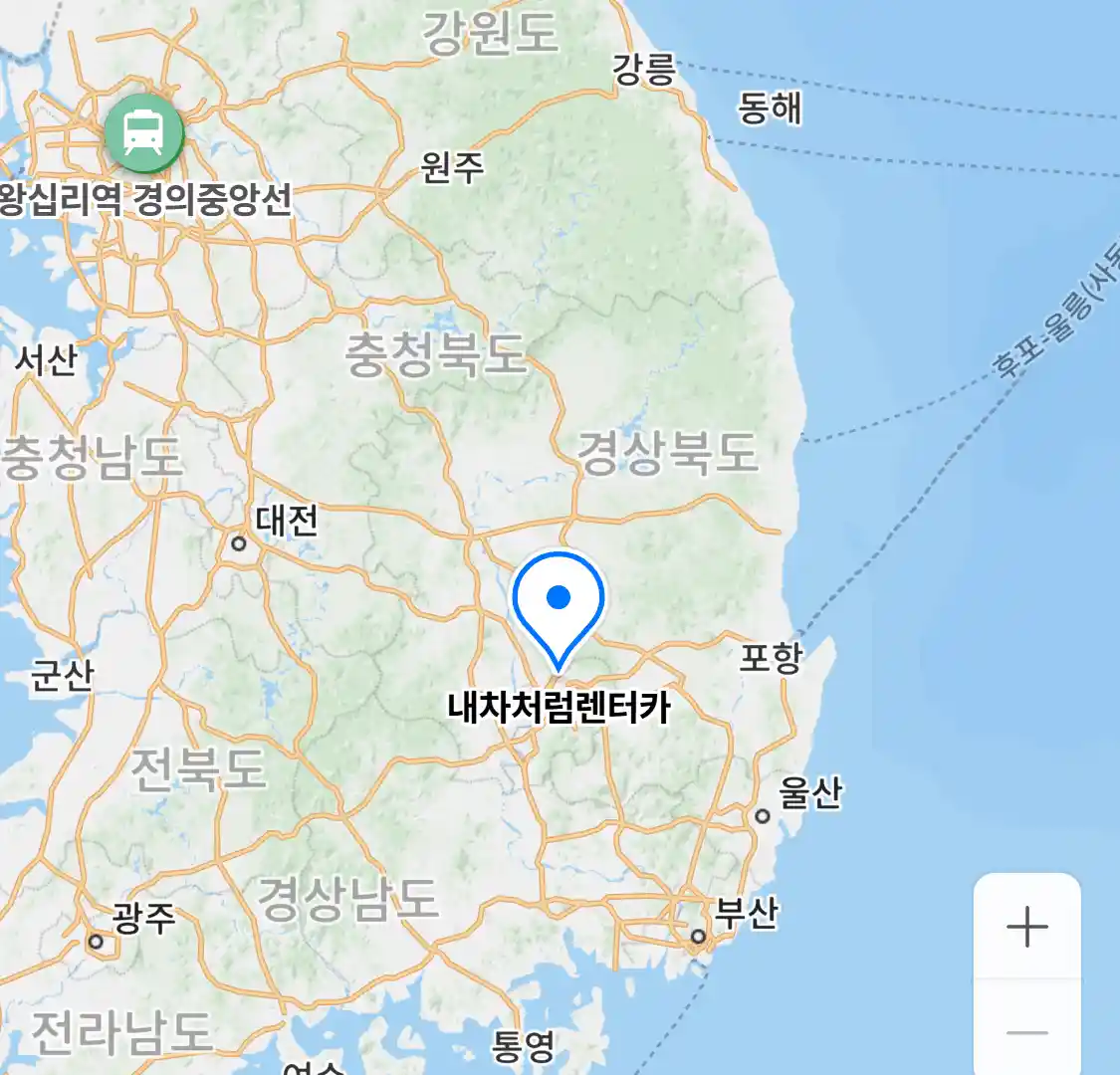 내차처럼렌터카 (국우동) 위치