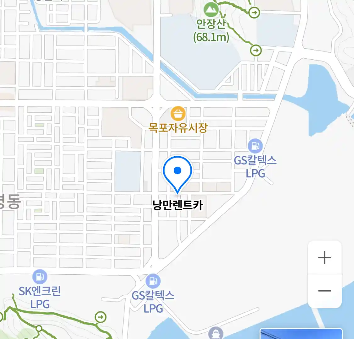 낭만렌트카 위치