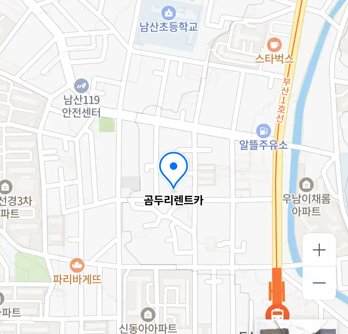 곰두리렌트카 위치