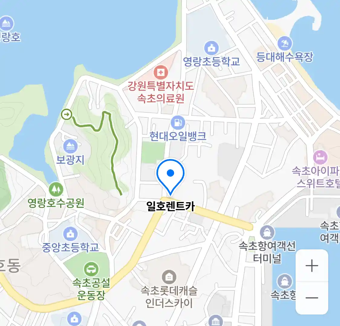 일호렌트카 지도