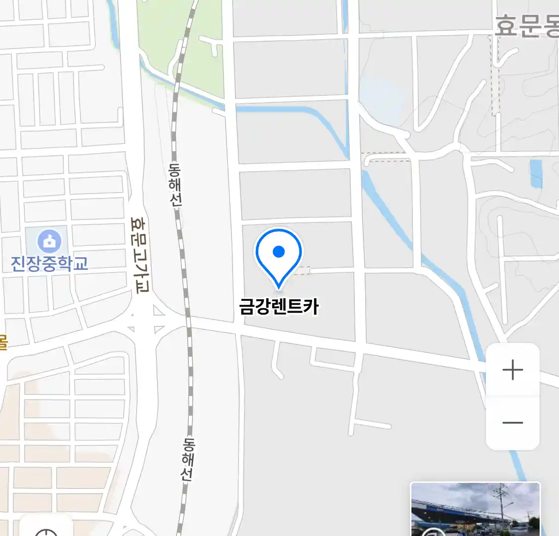 금강렌트카 위치