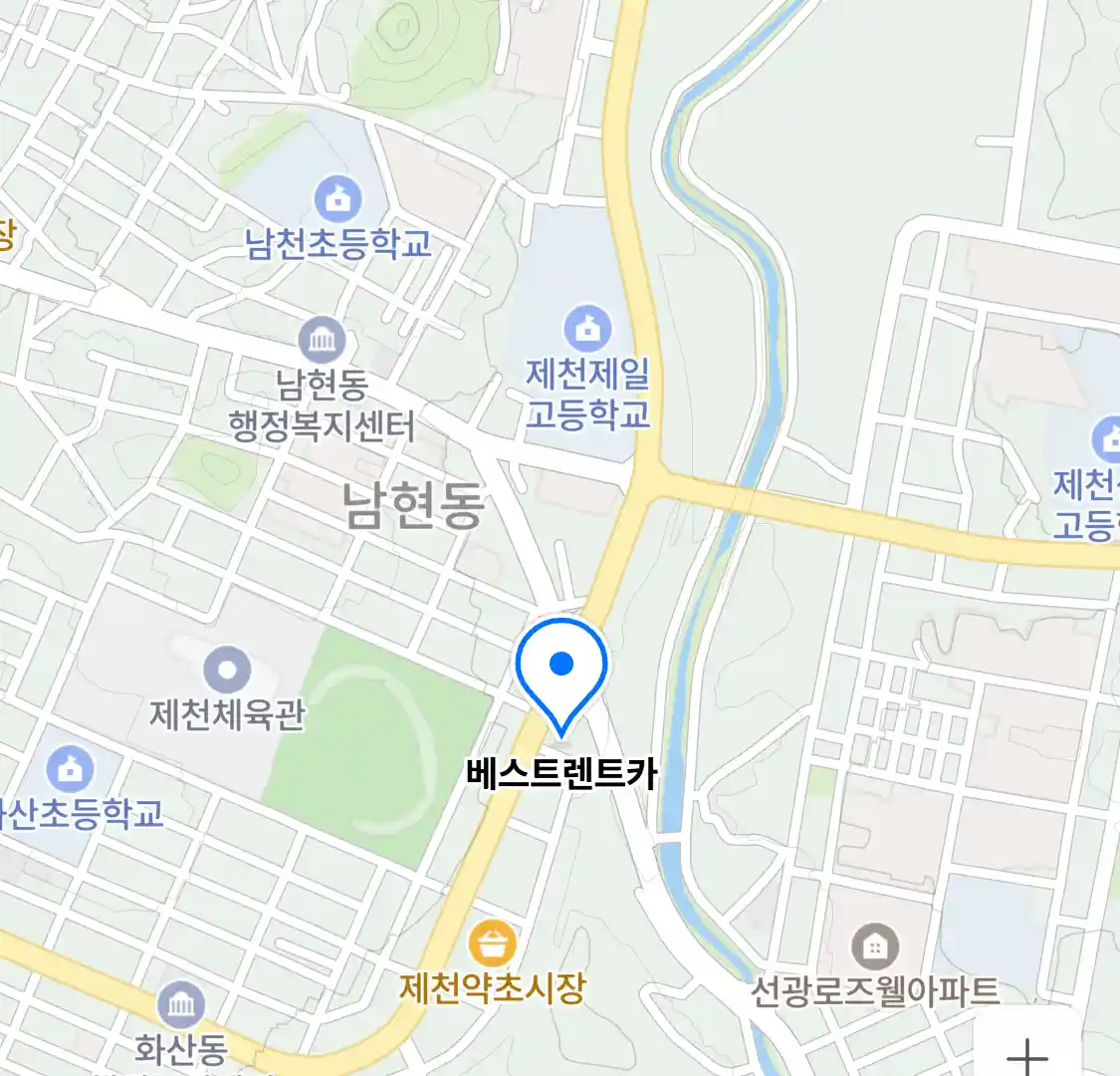베스트렌트카 위치