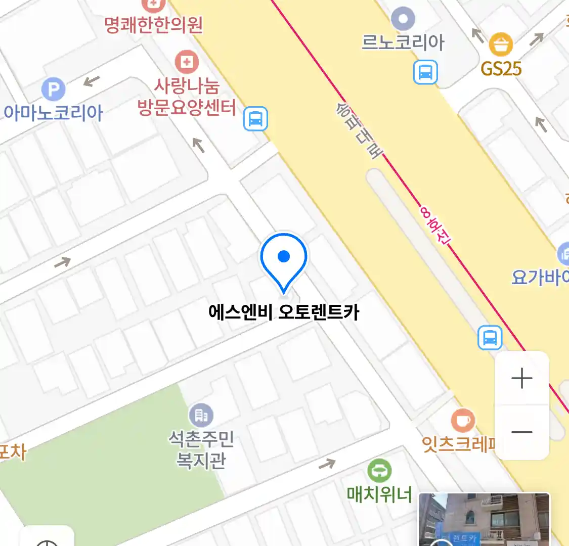 에스엔비 오토렌트카 위치