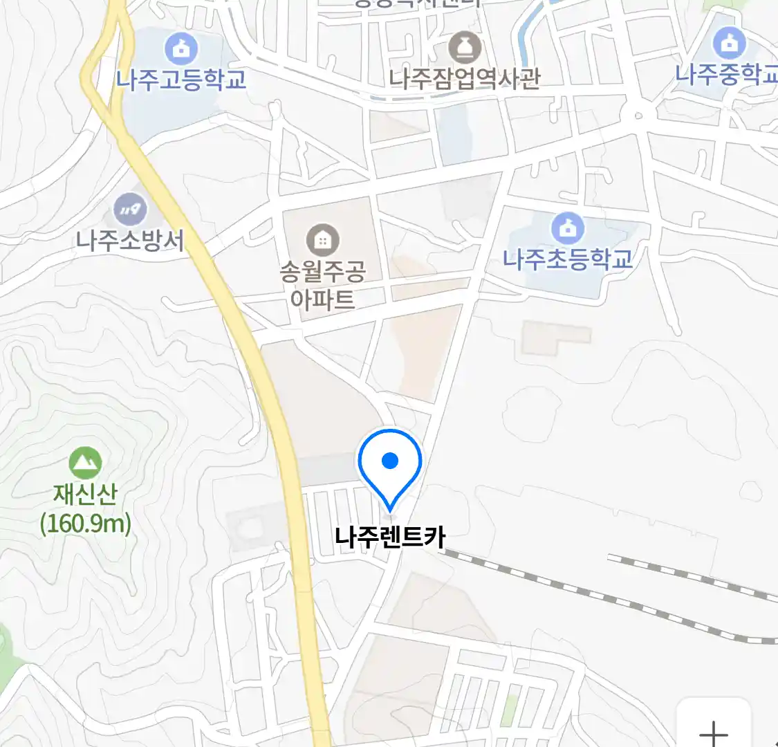 나주렌트카 위치