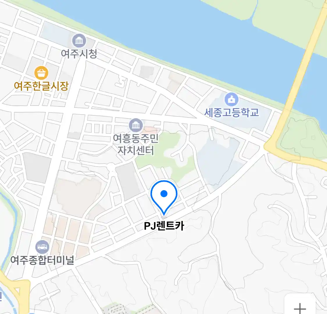 PJ렌트카 위치