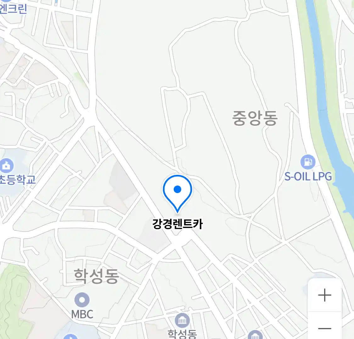 강경렌트카 위치