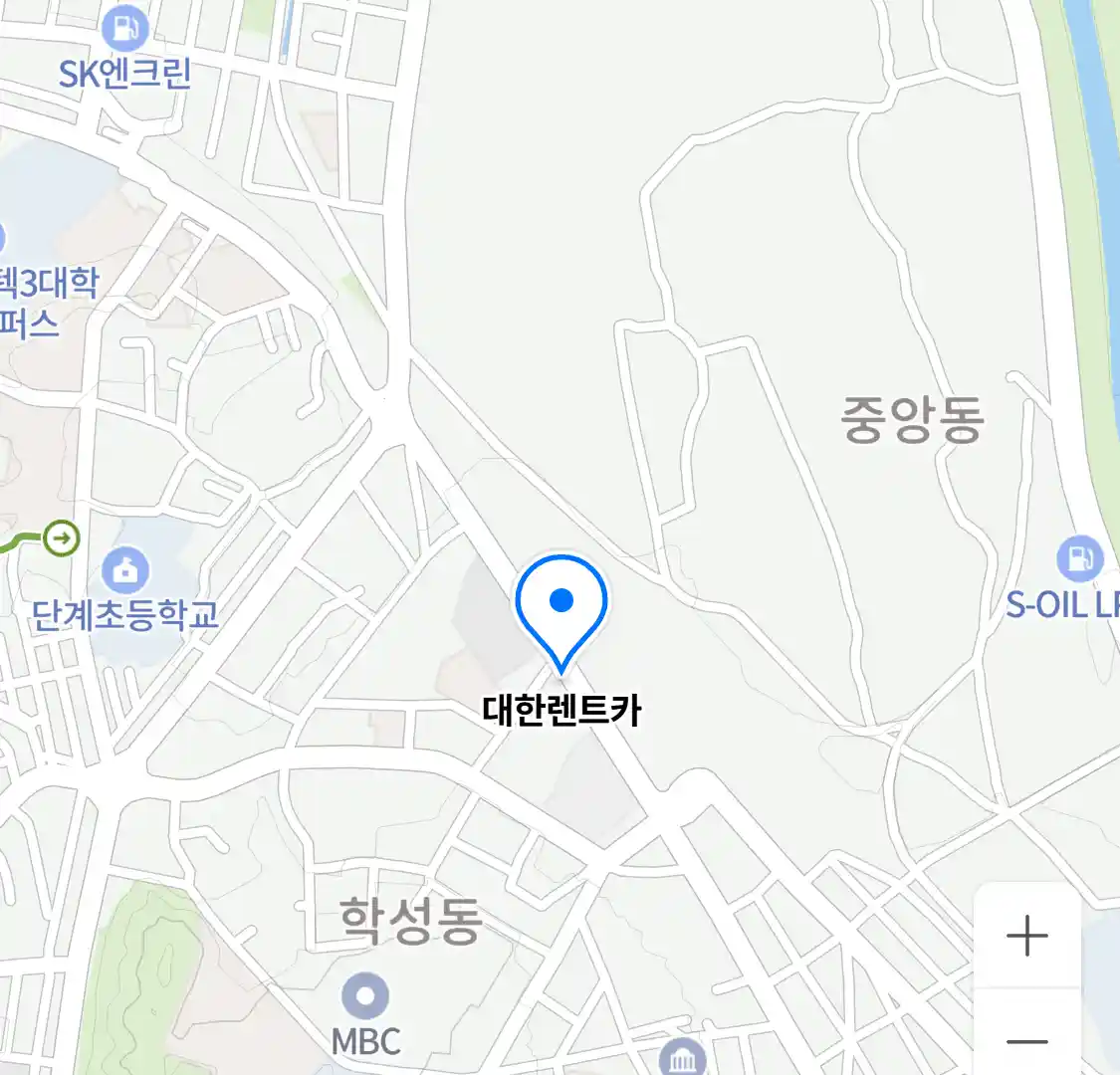 대한렌트카 위치