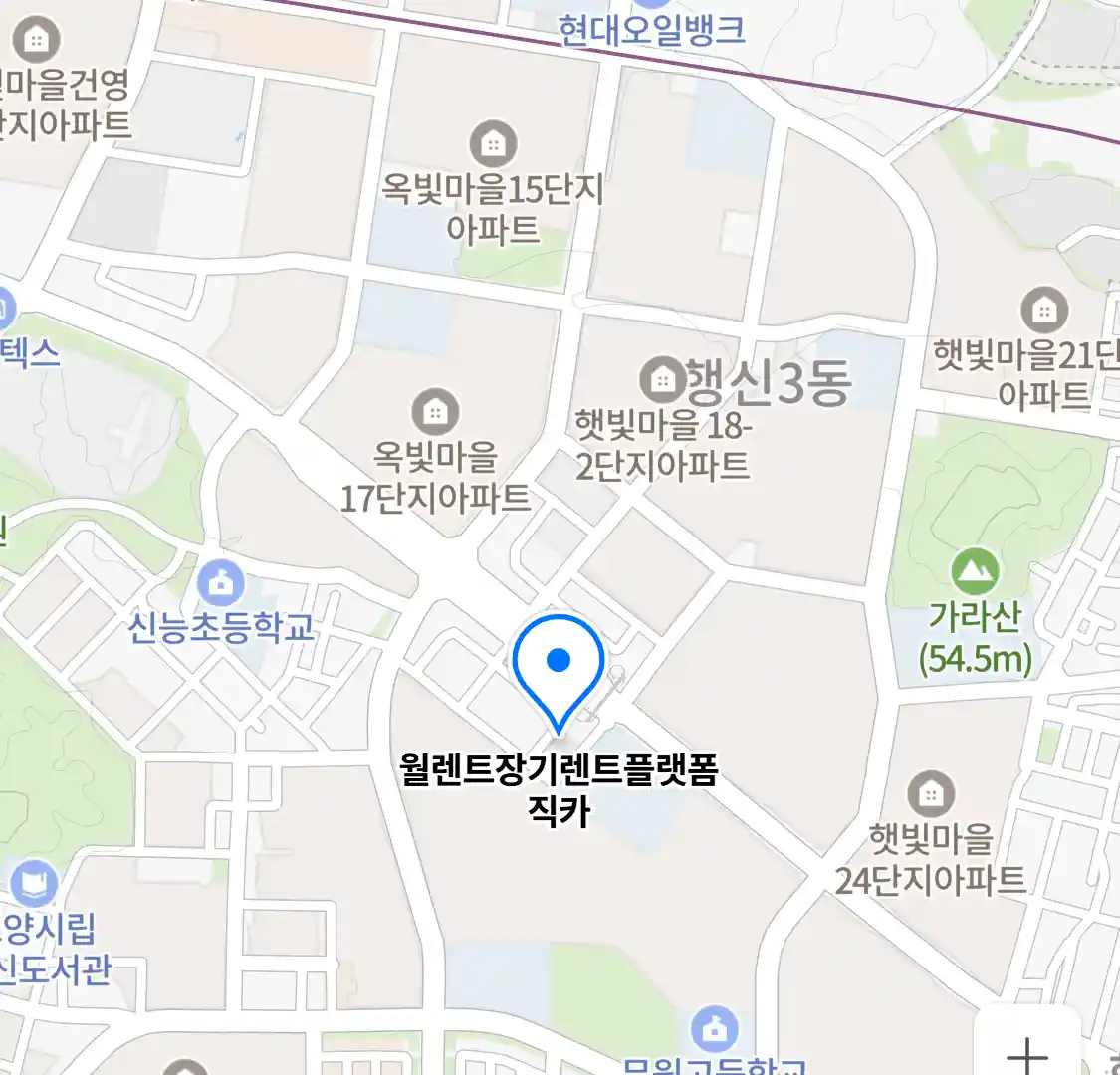 월렌트장기렌트플랫폼직카 위치