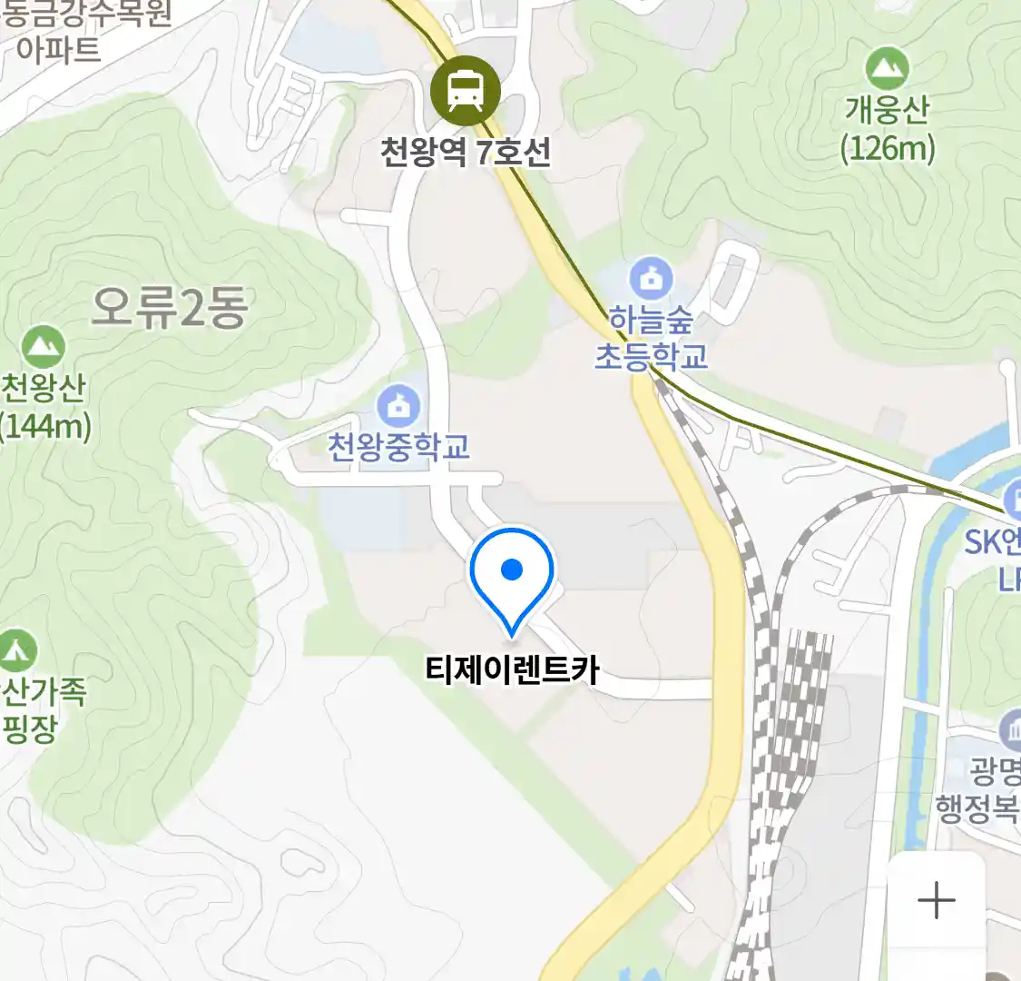 티제이렌트카 위치