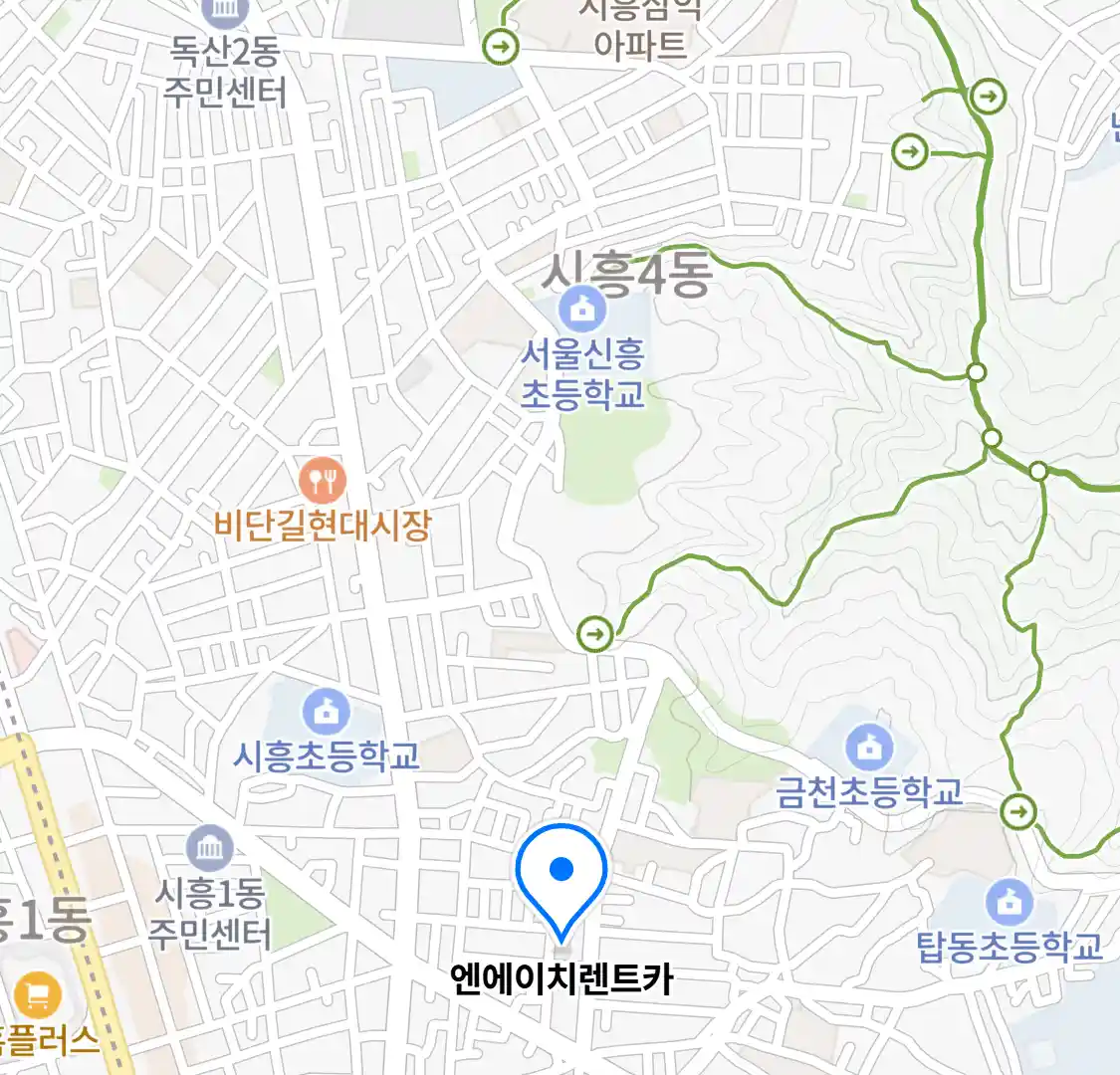 엔에이치렌트카 위치