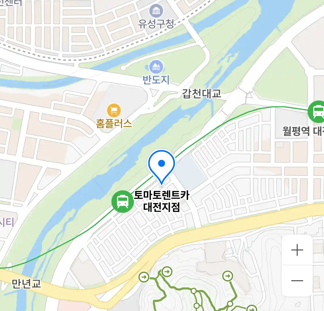 토마토렌트카 대전지점 위치