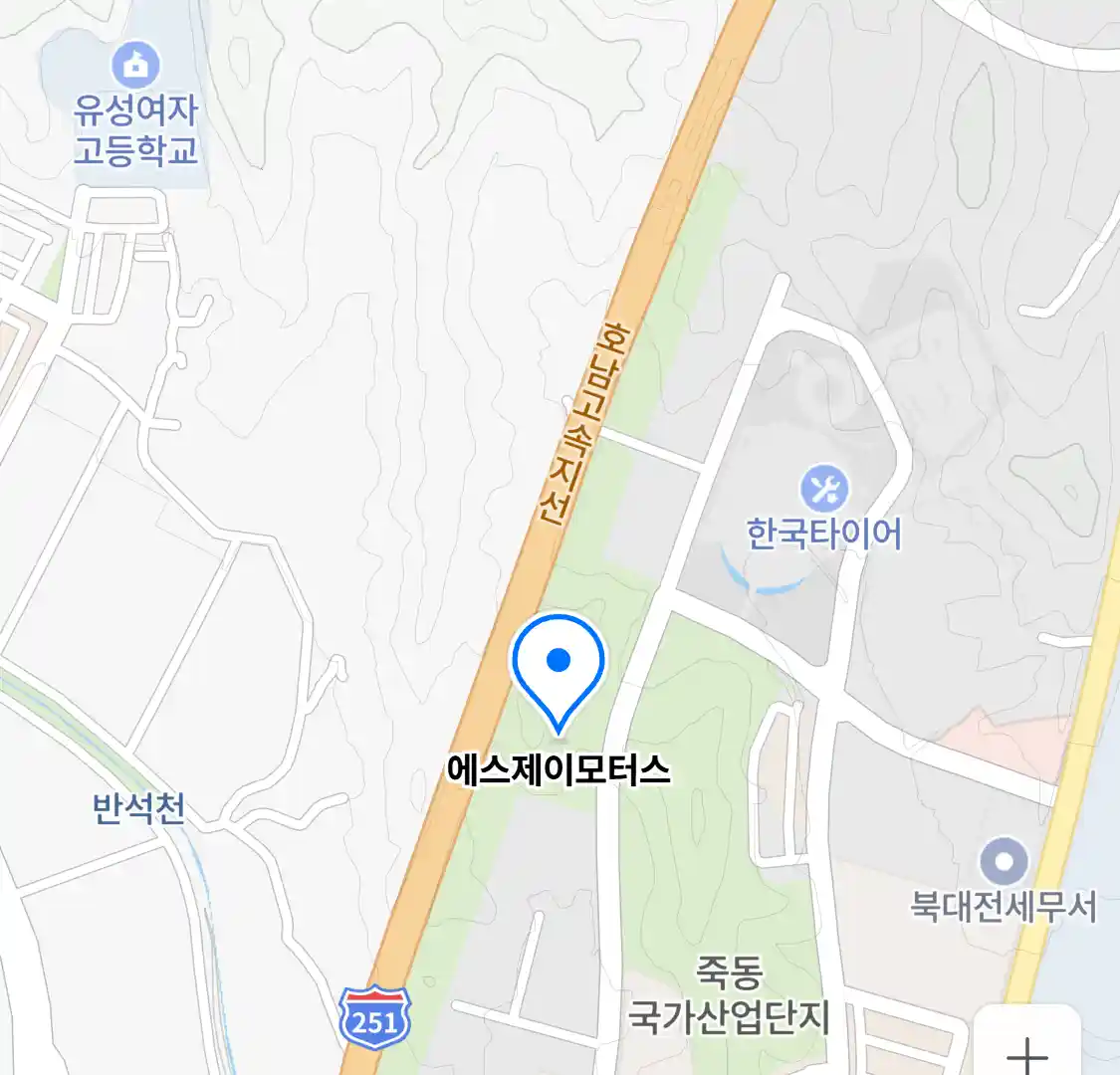 에스제이모터스 위치