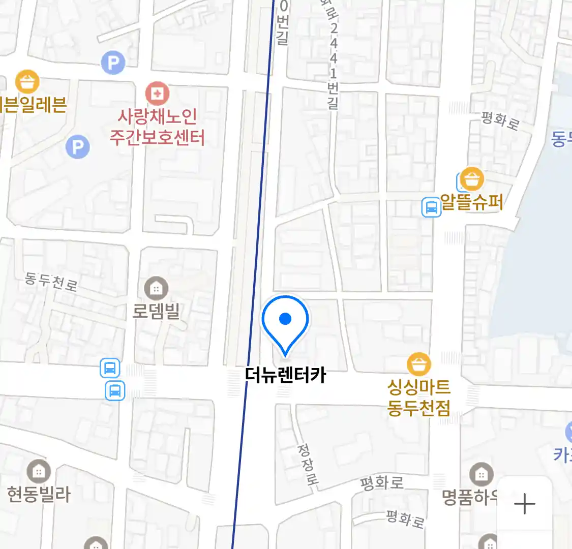 더뉴렌터카 위치