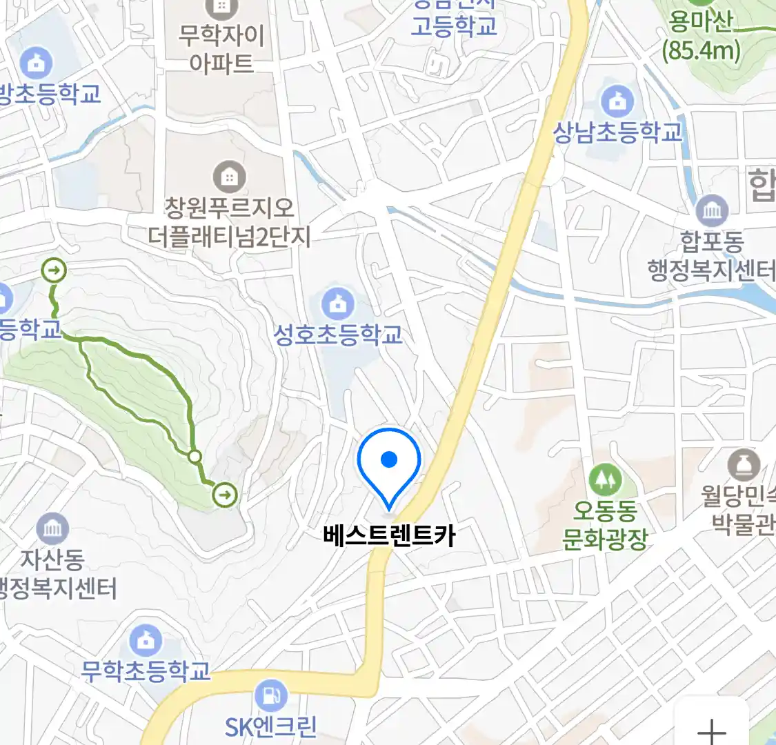 베스트렌트카 위치