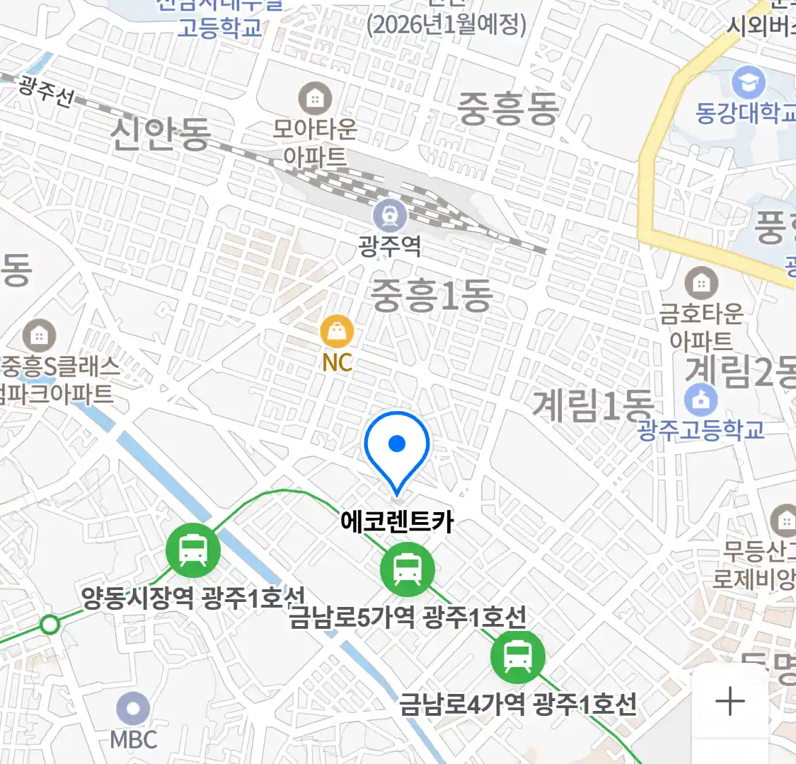 에코렌트카 위치