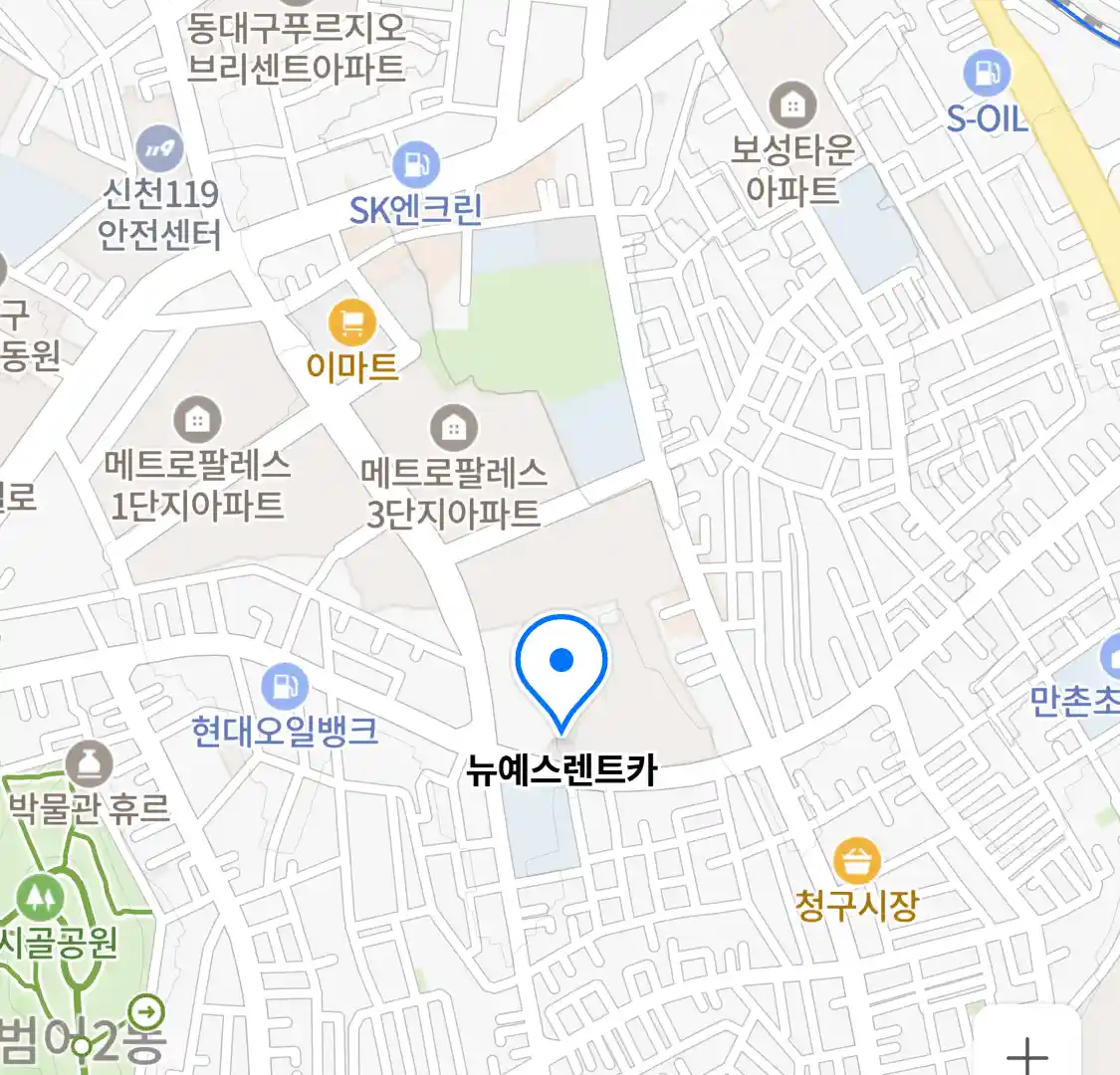 뉴예스렌트카 위치