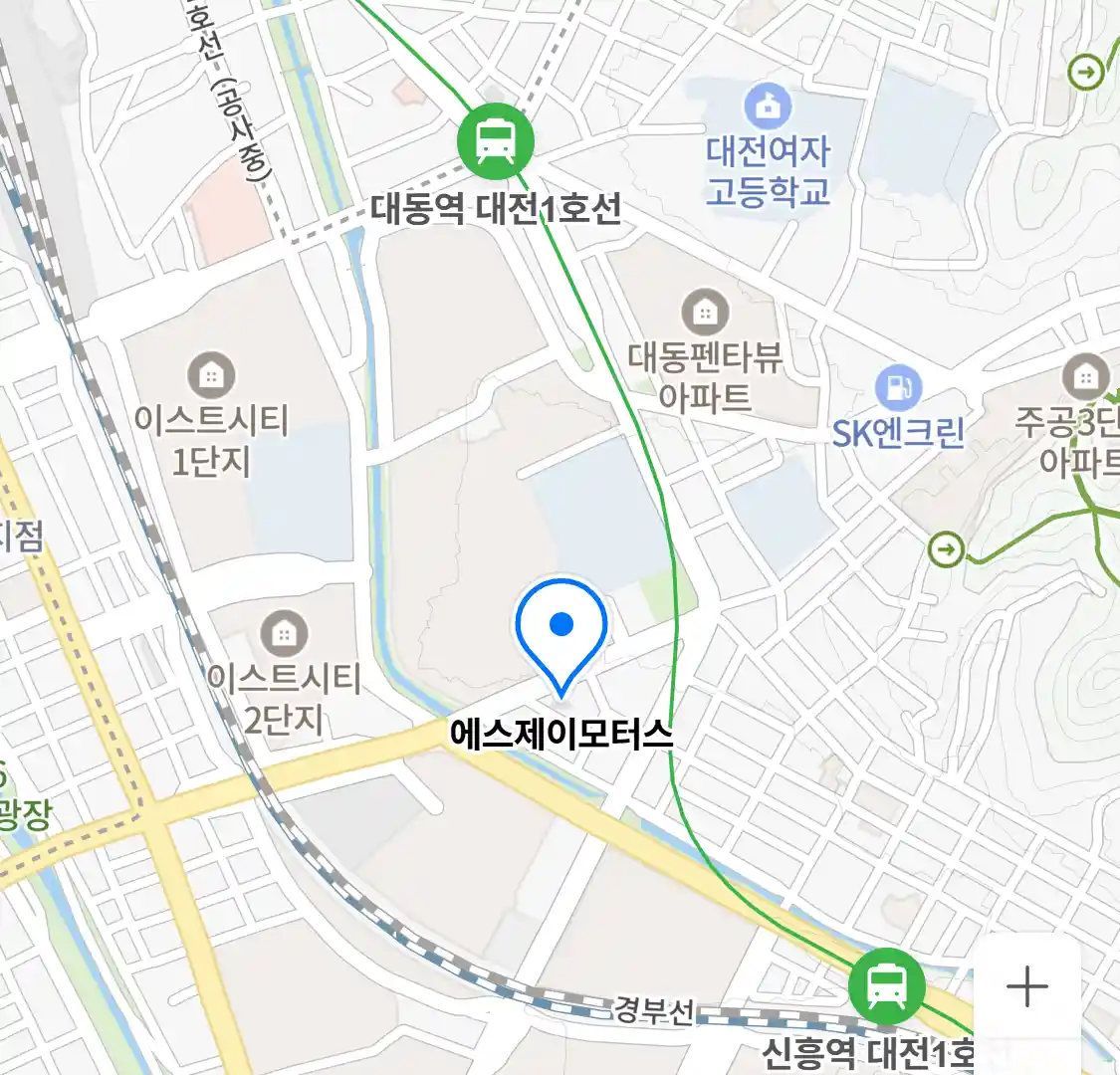 에스제이모터스 위치