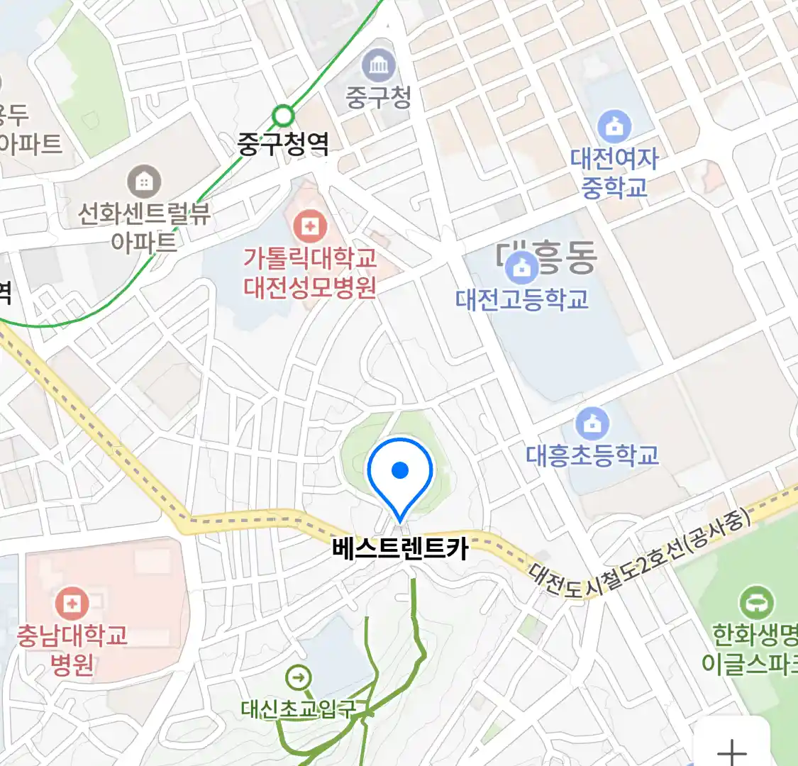 베스트렌트카 위치