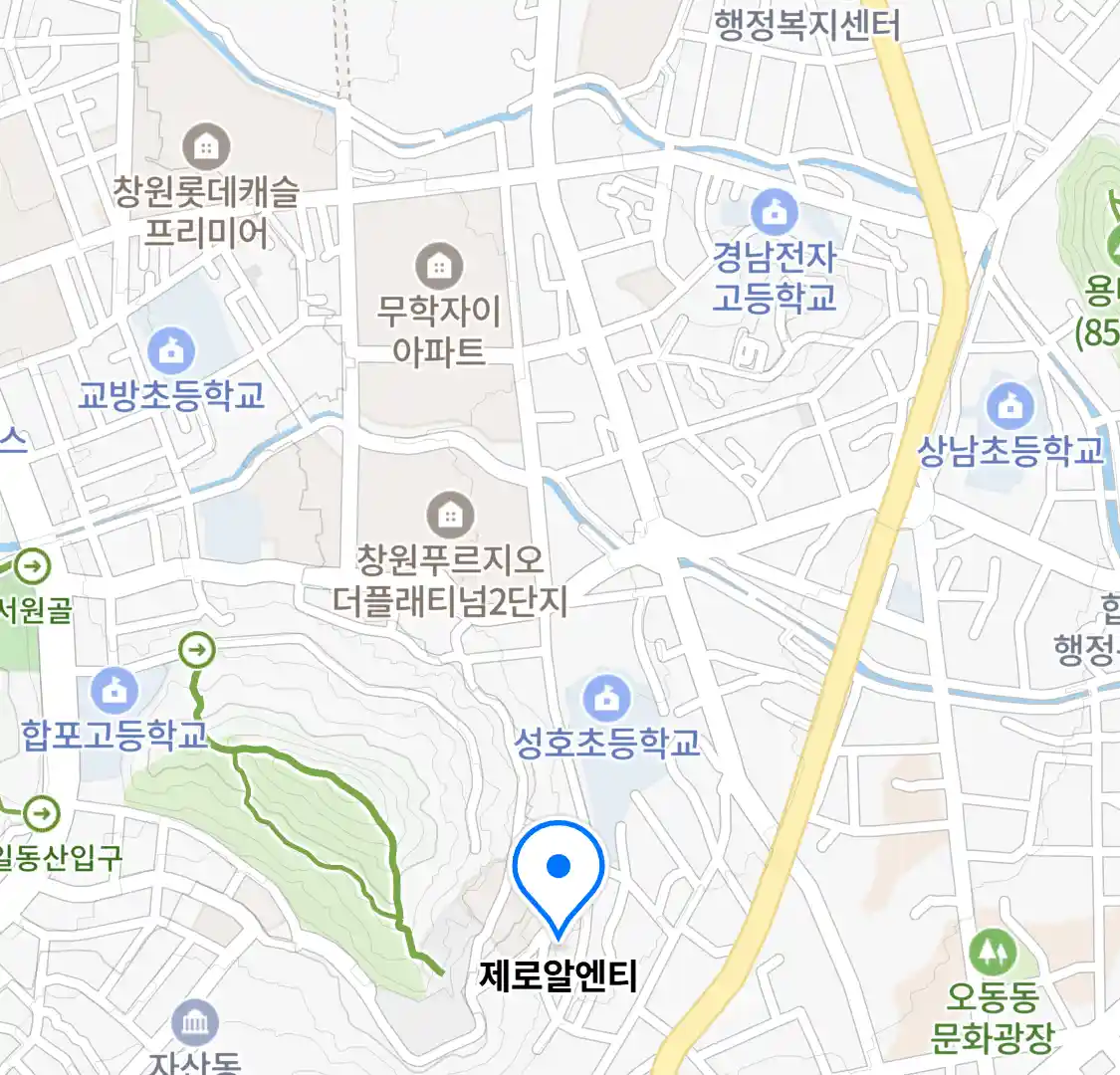 제로알엔티 위치