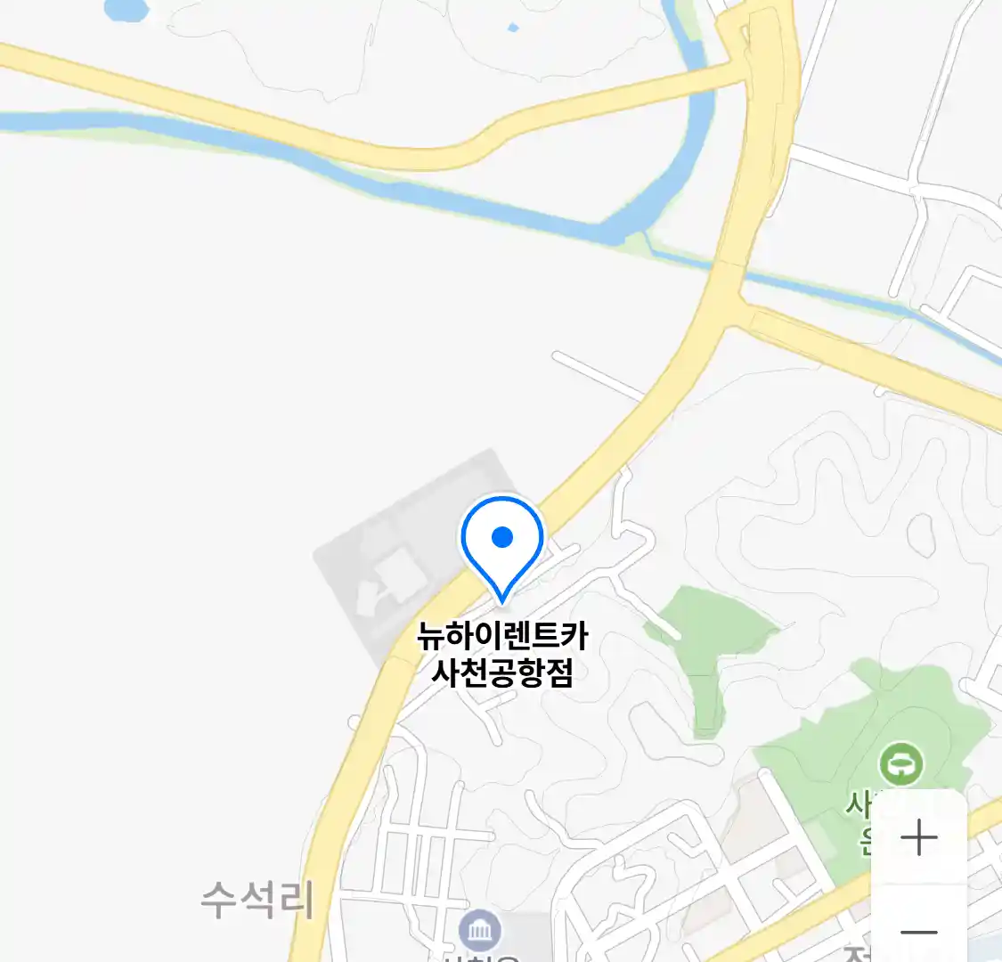 뉴하이렌트카 사천공항점 위치