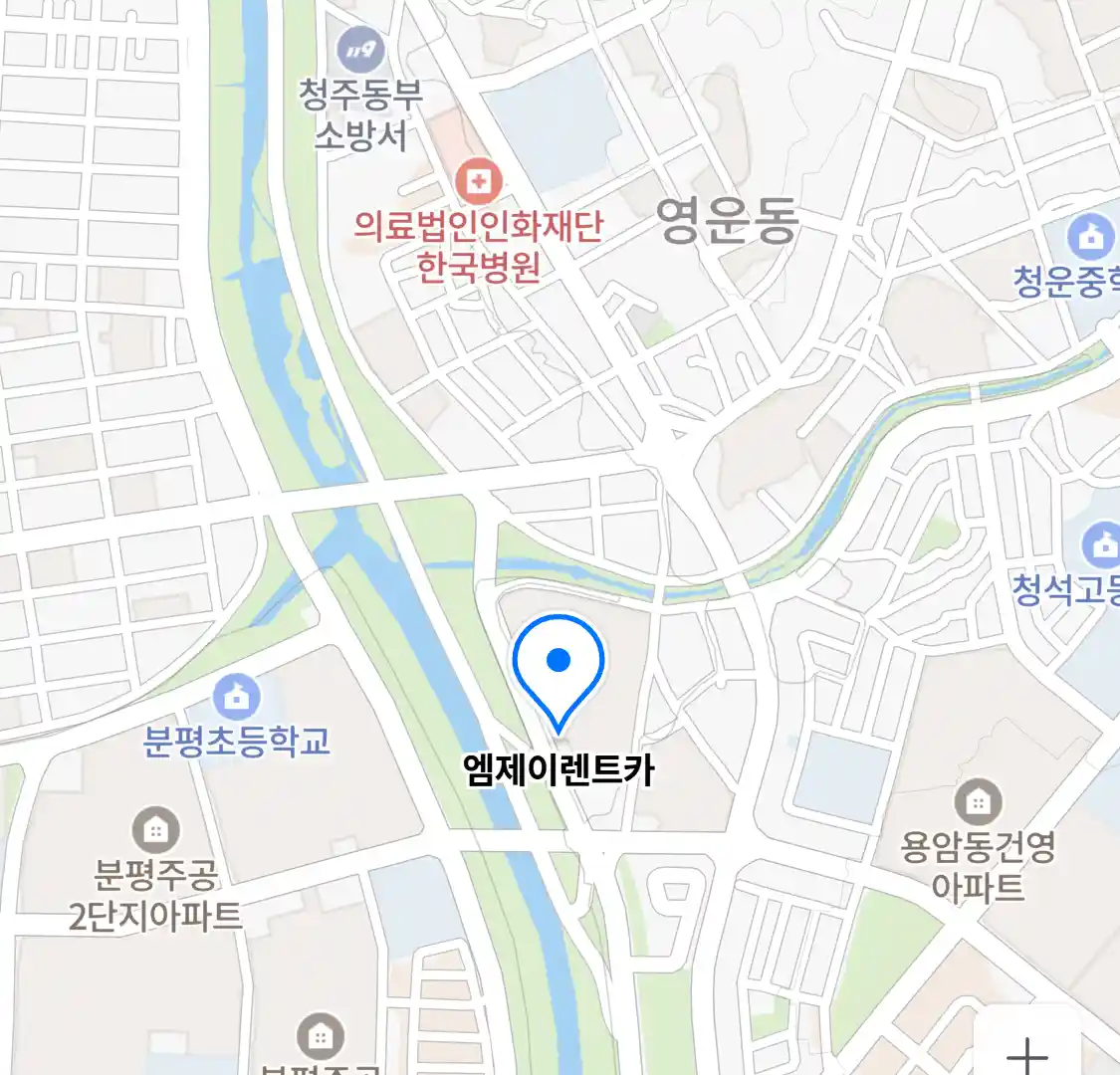 엠제이렌트카 위치