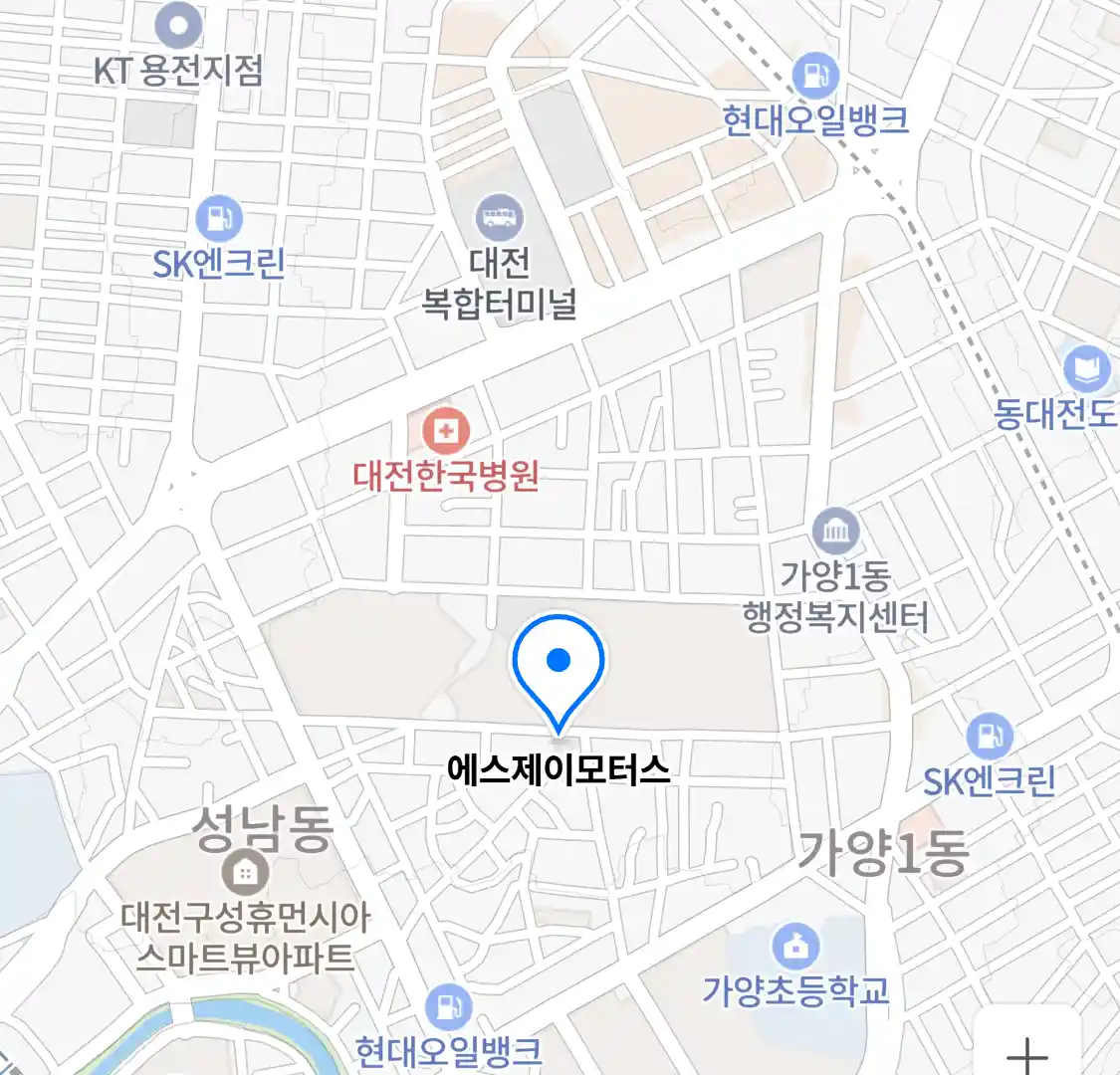 에스제이모터스 위치