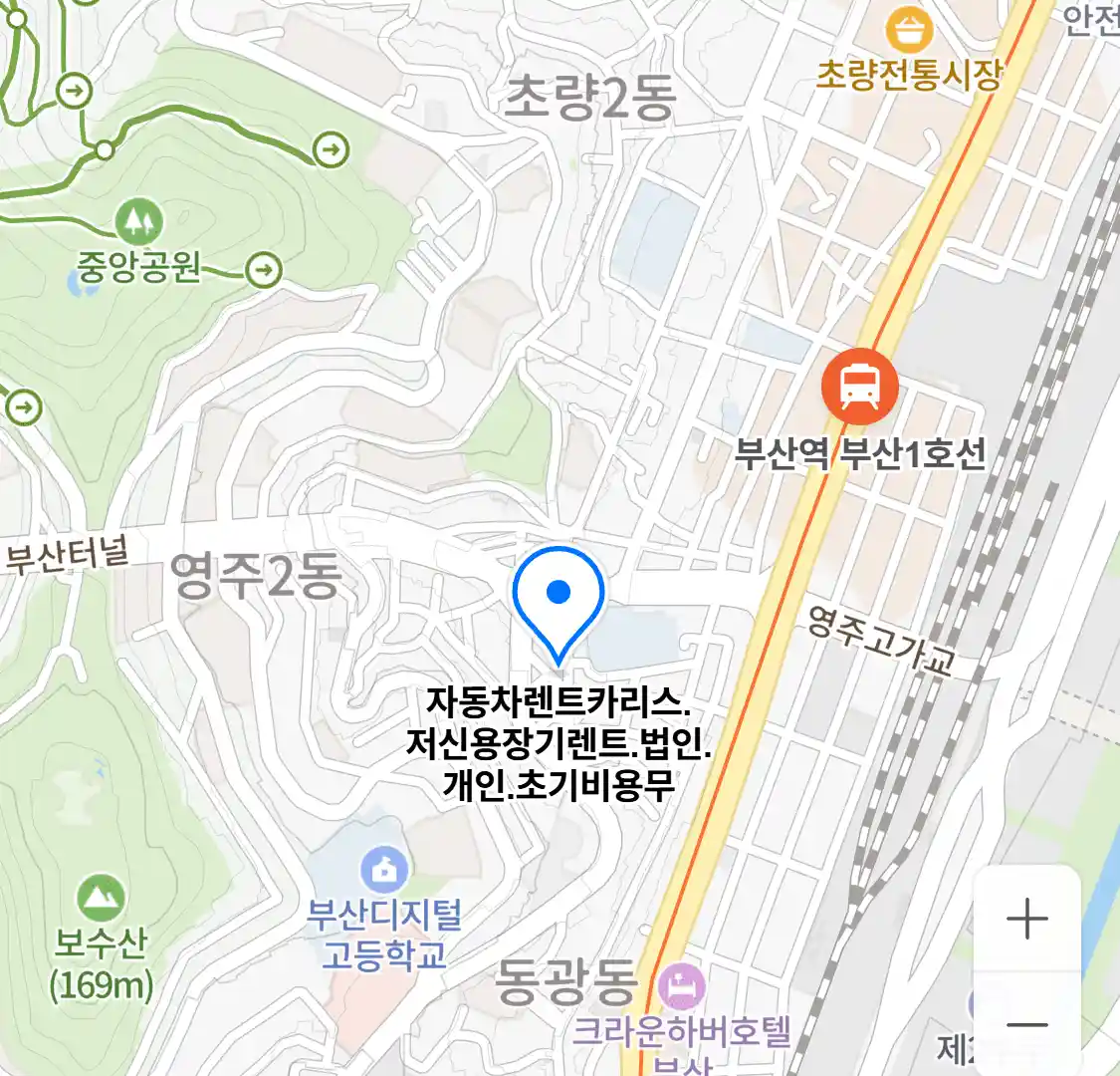자동차렌트카리스저신용장기렌트법인개인초기비용무 위치