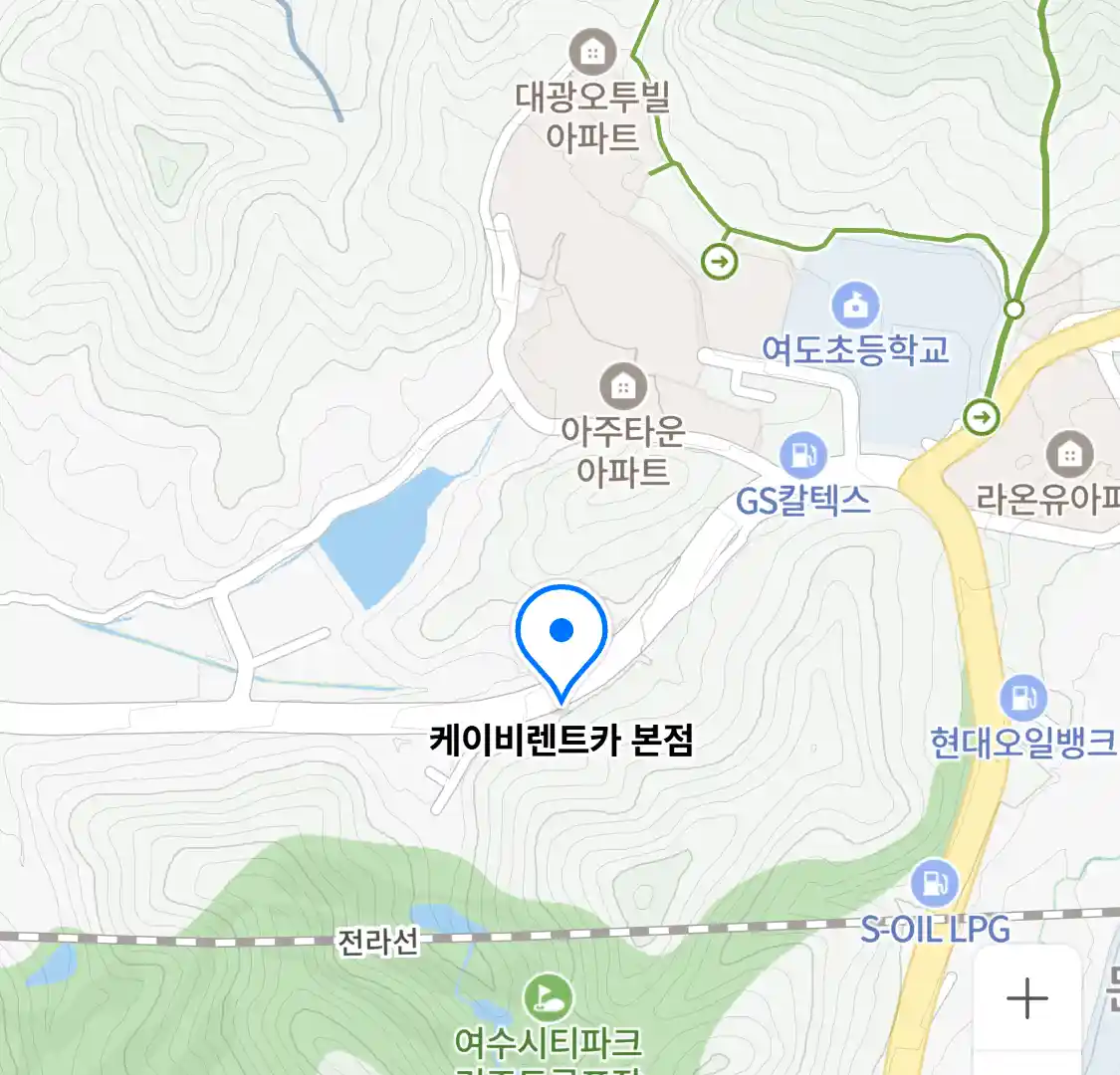 케이비렌트카 본점 위치