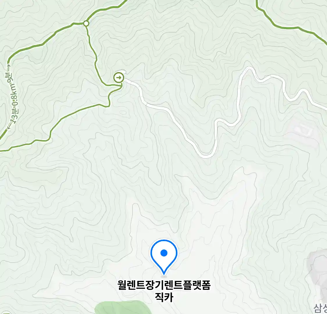 월렌트장기렌트플랫폼직카 지도