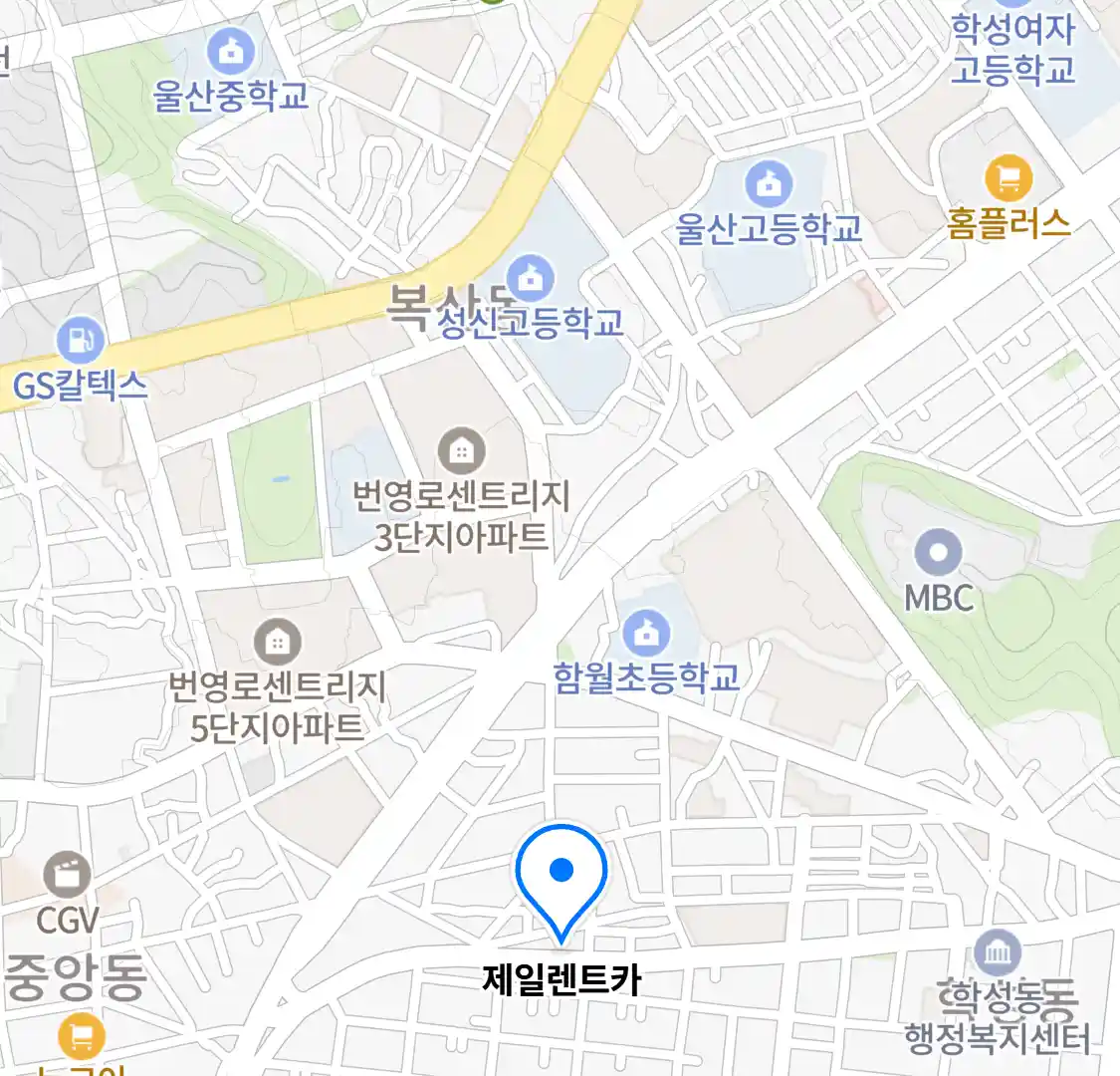 제일렌트카 (옥교동) 위치