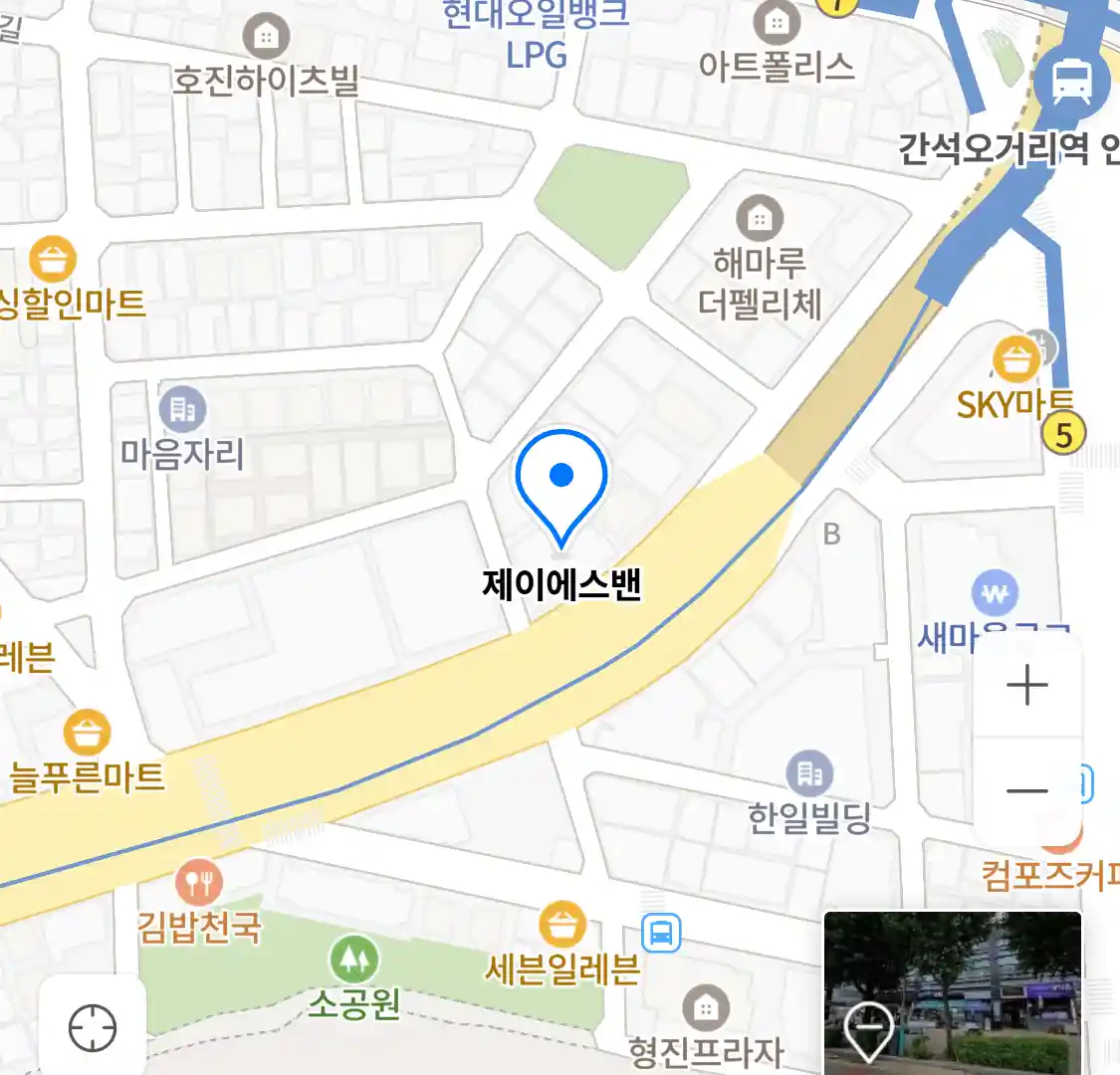 제이에스밴 위치