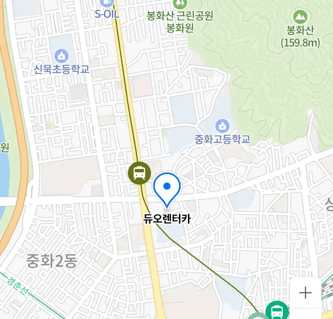 듀오렌터카 위치