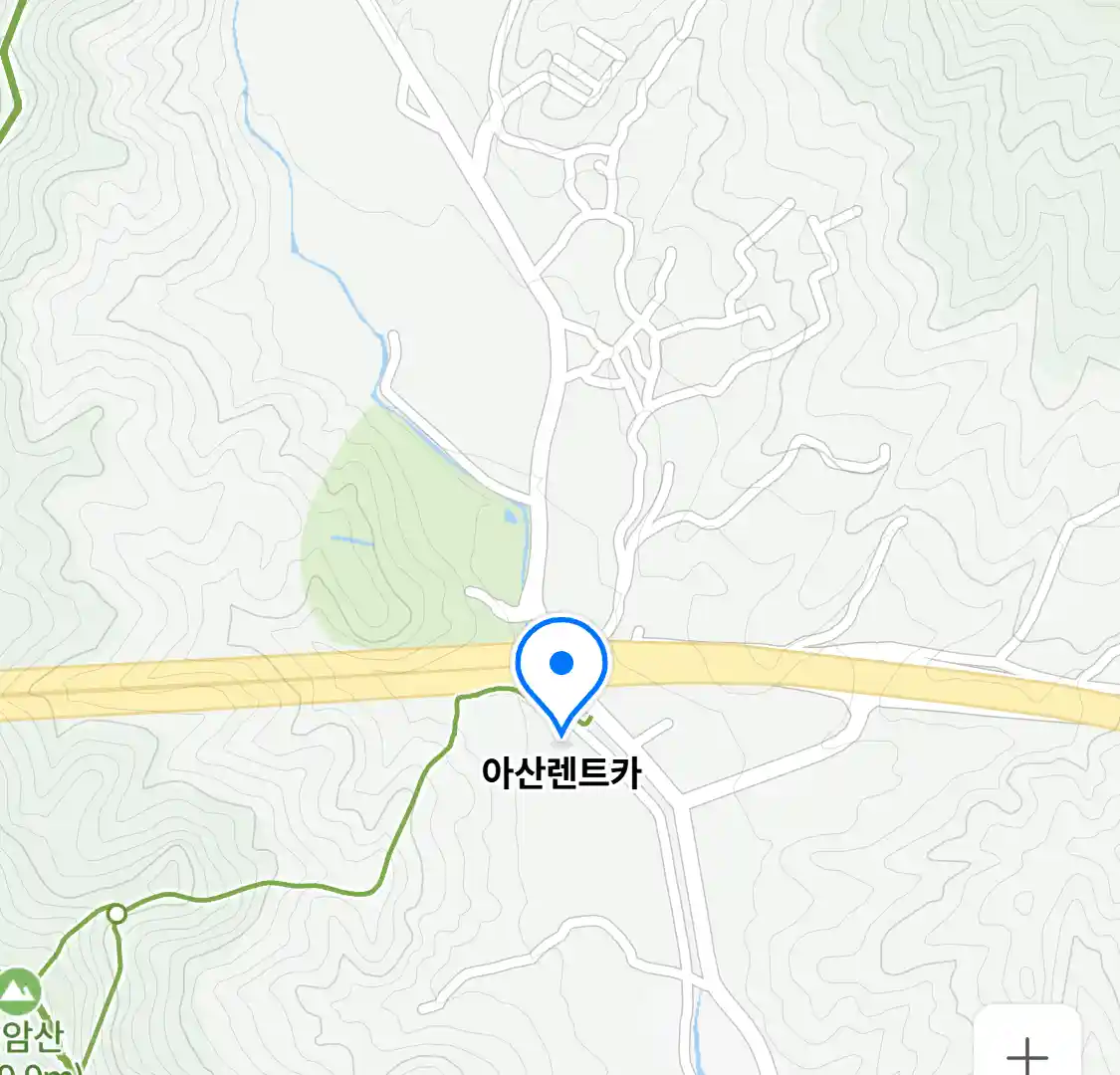 아산렌트카 위치