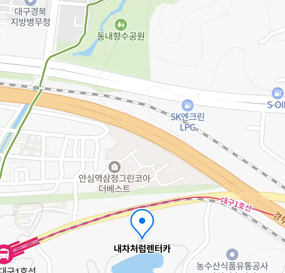 내차처럼렌터카 (괴전동) 위치