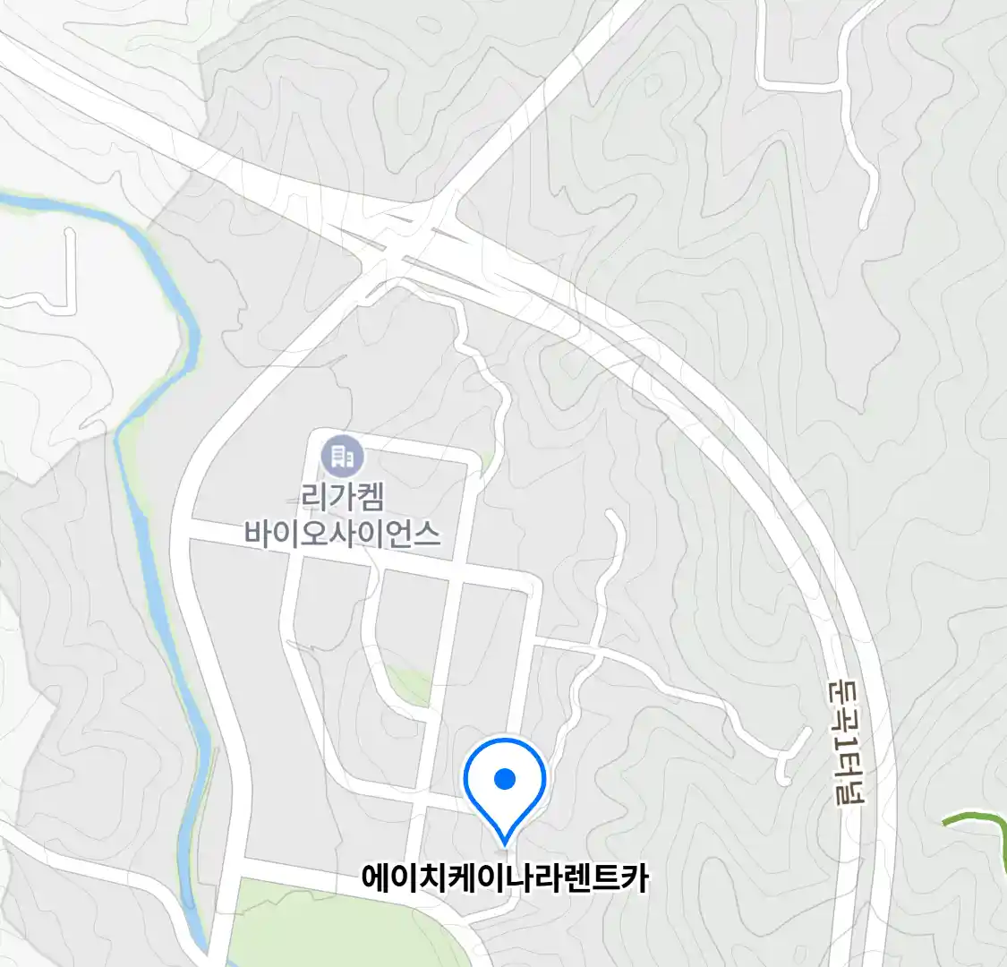 에이치케이나라렌트카 위치