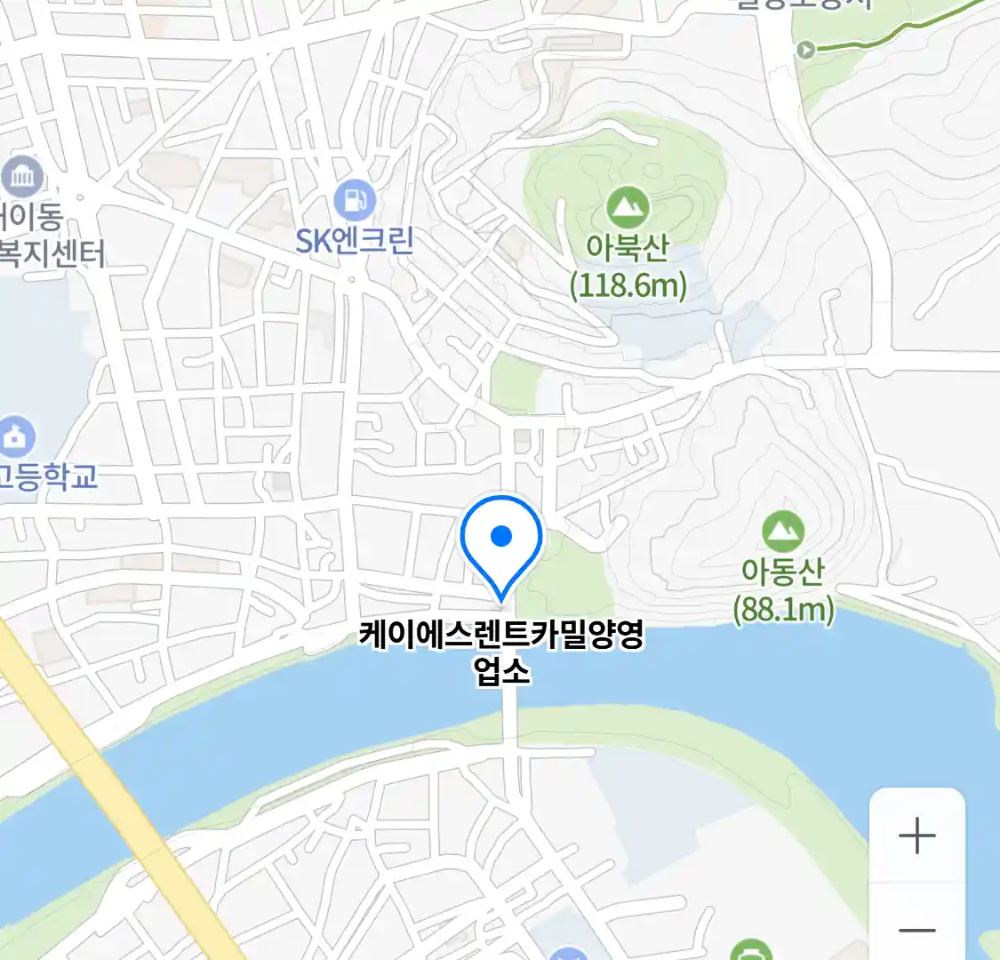 케이에스렌트카밀양영업소 위치