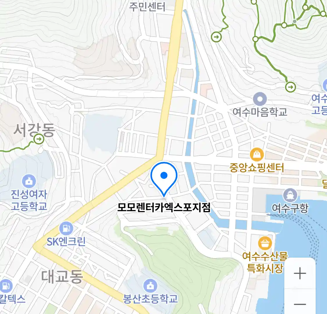 모모렌터카엑스포지점 위치